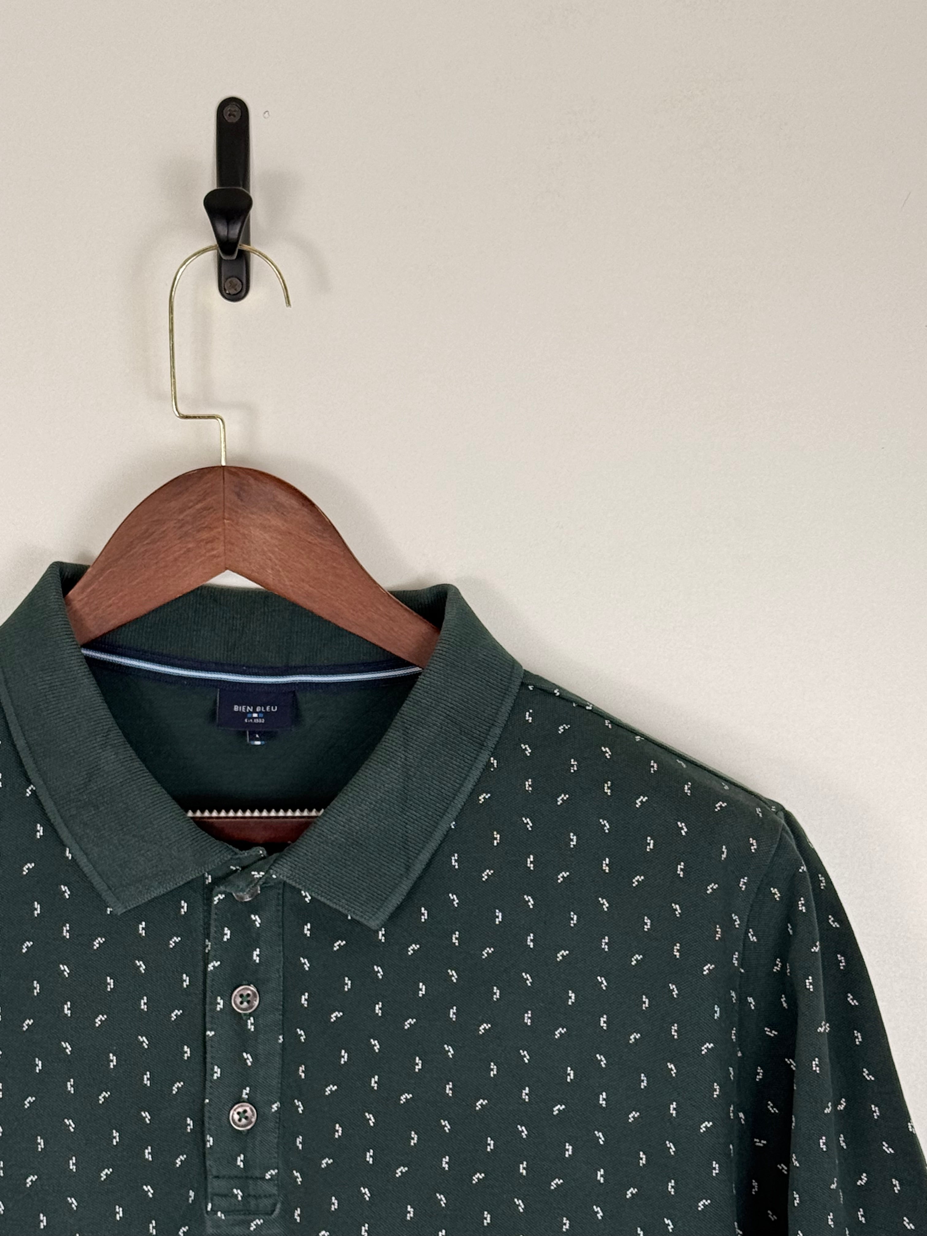 Bien Bleu Printed Polo