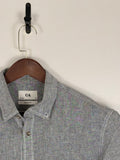 C&A Grey Micro-Stripe Shirt | C:46 L:30