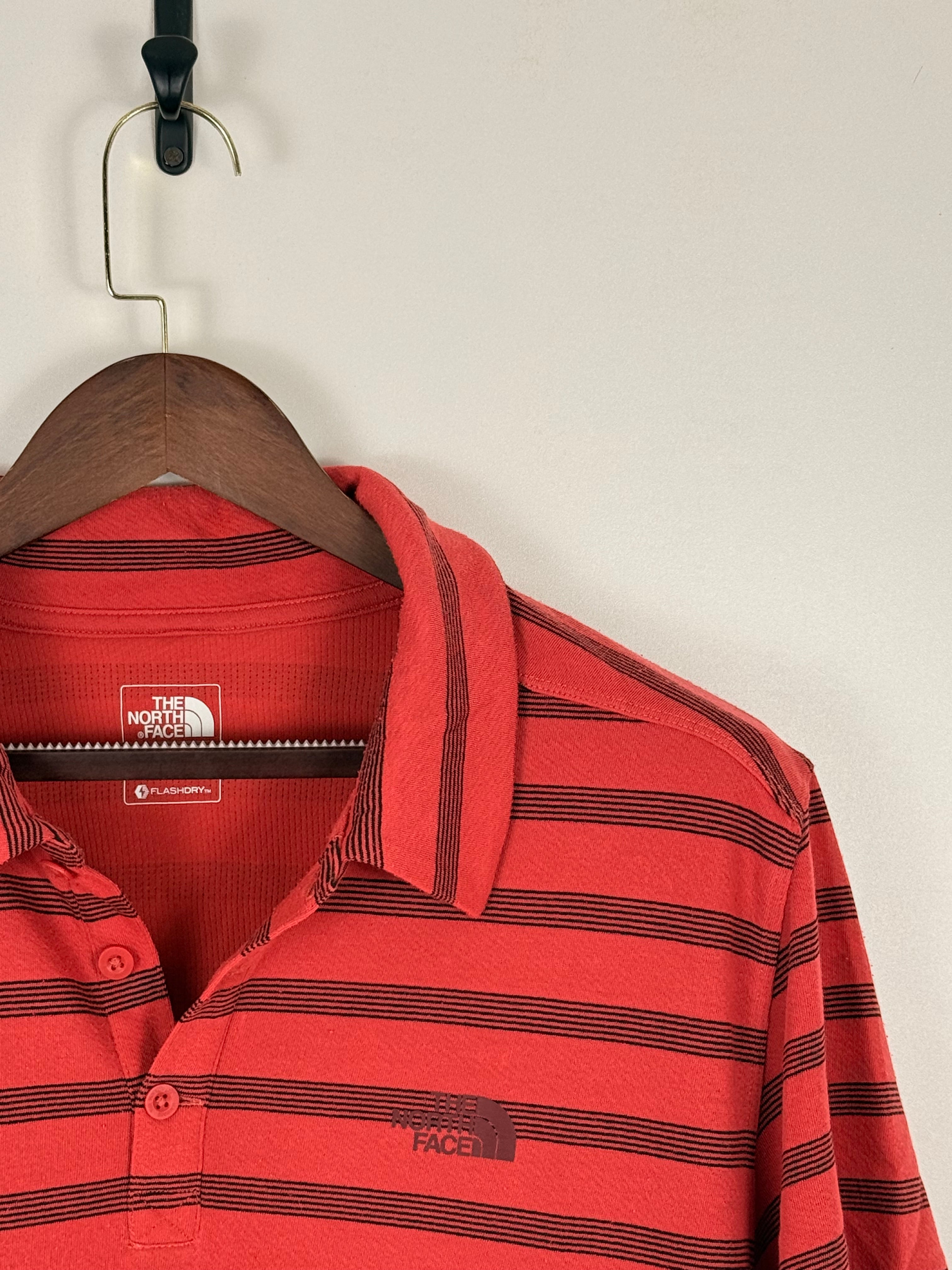 The North Face FlashDry Coral Stripe Polo | C:48 L:30