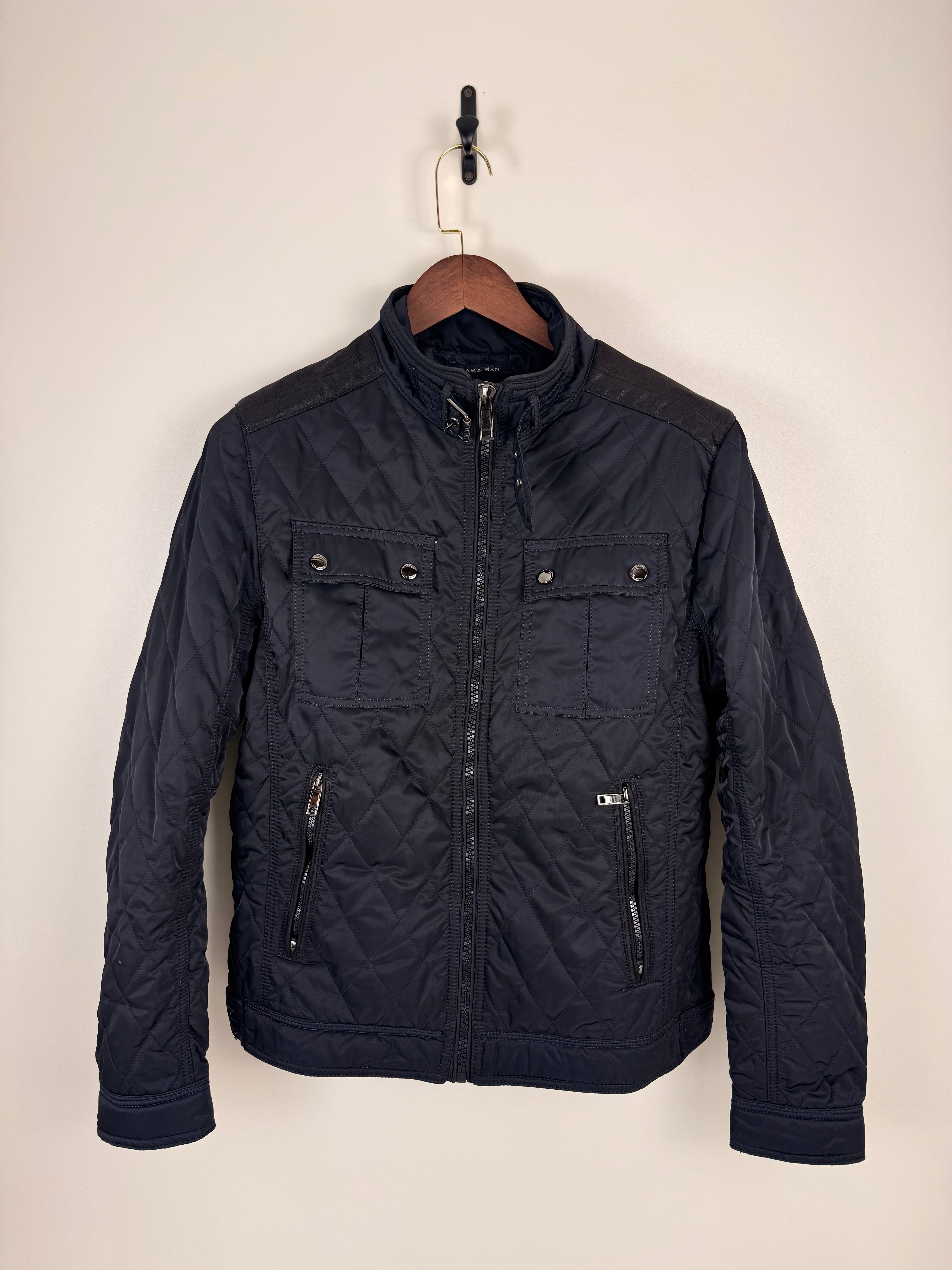 Zara Men Quilted Field Jacket