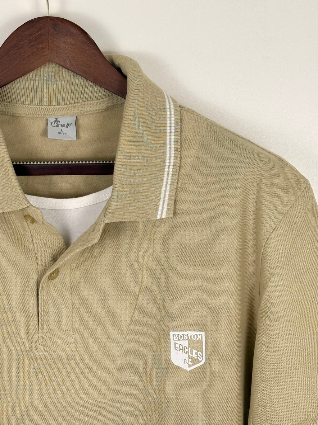 Boston Eagles Beige Polo | C:48 L:30