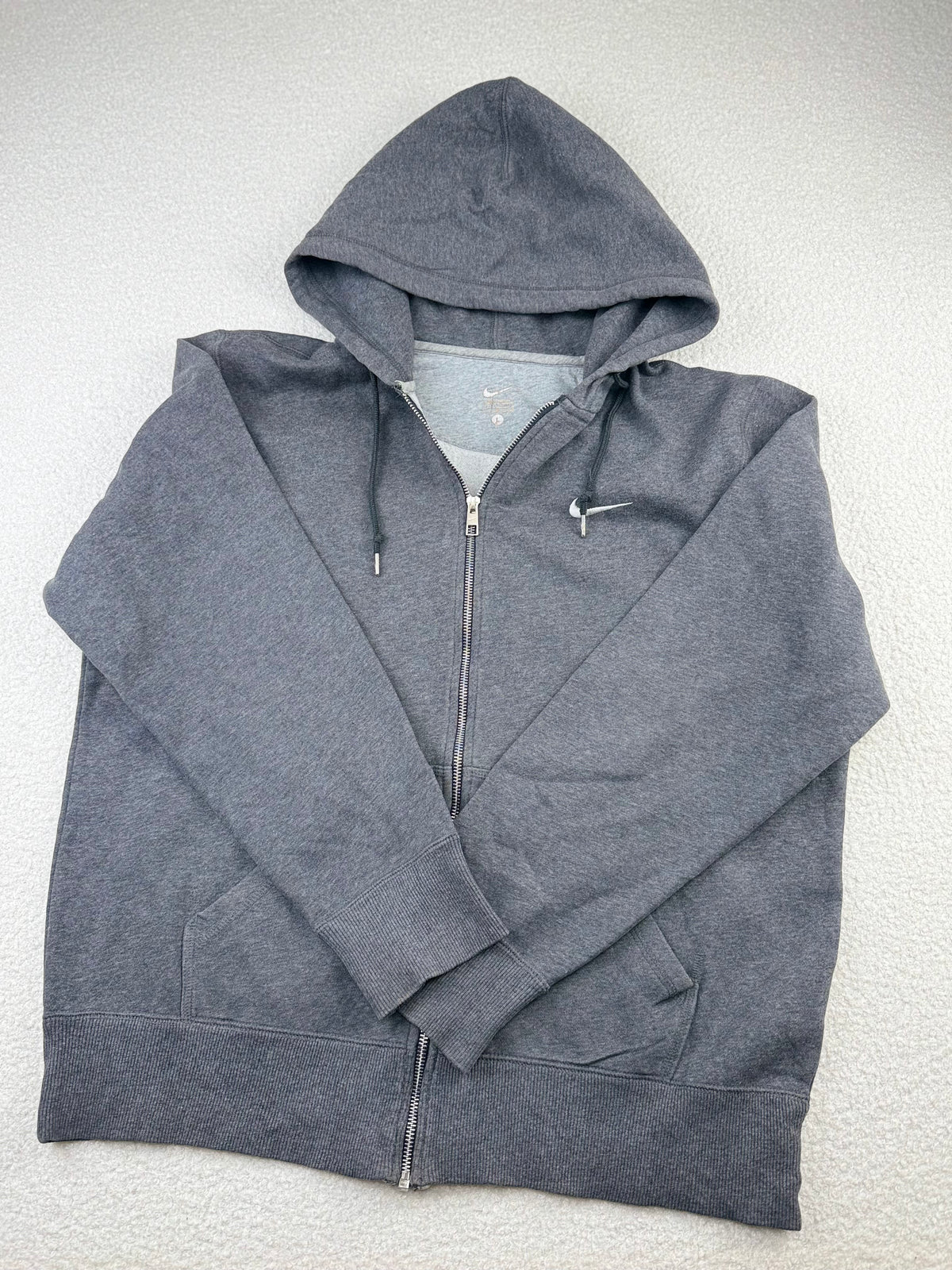 Vintage Nike Swoosh Zip-Up Hoodie | C:48 L:26