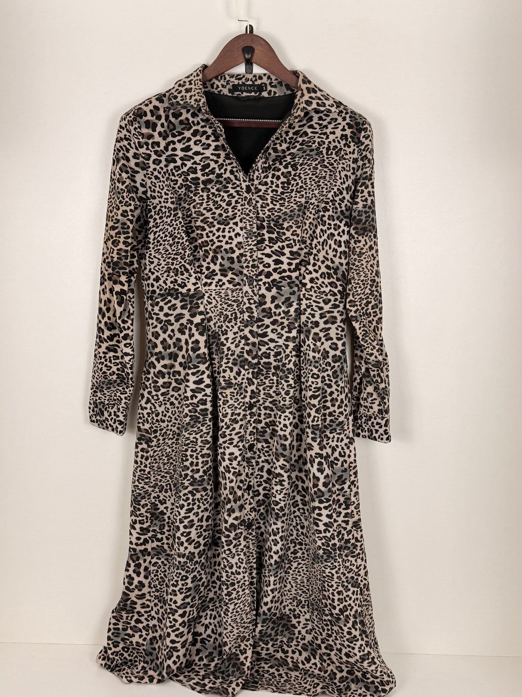Leopard Print Shirt Dress