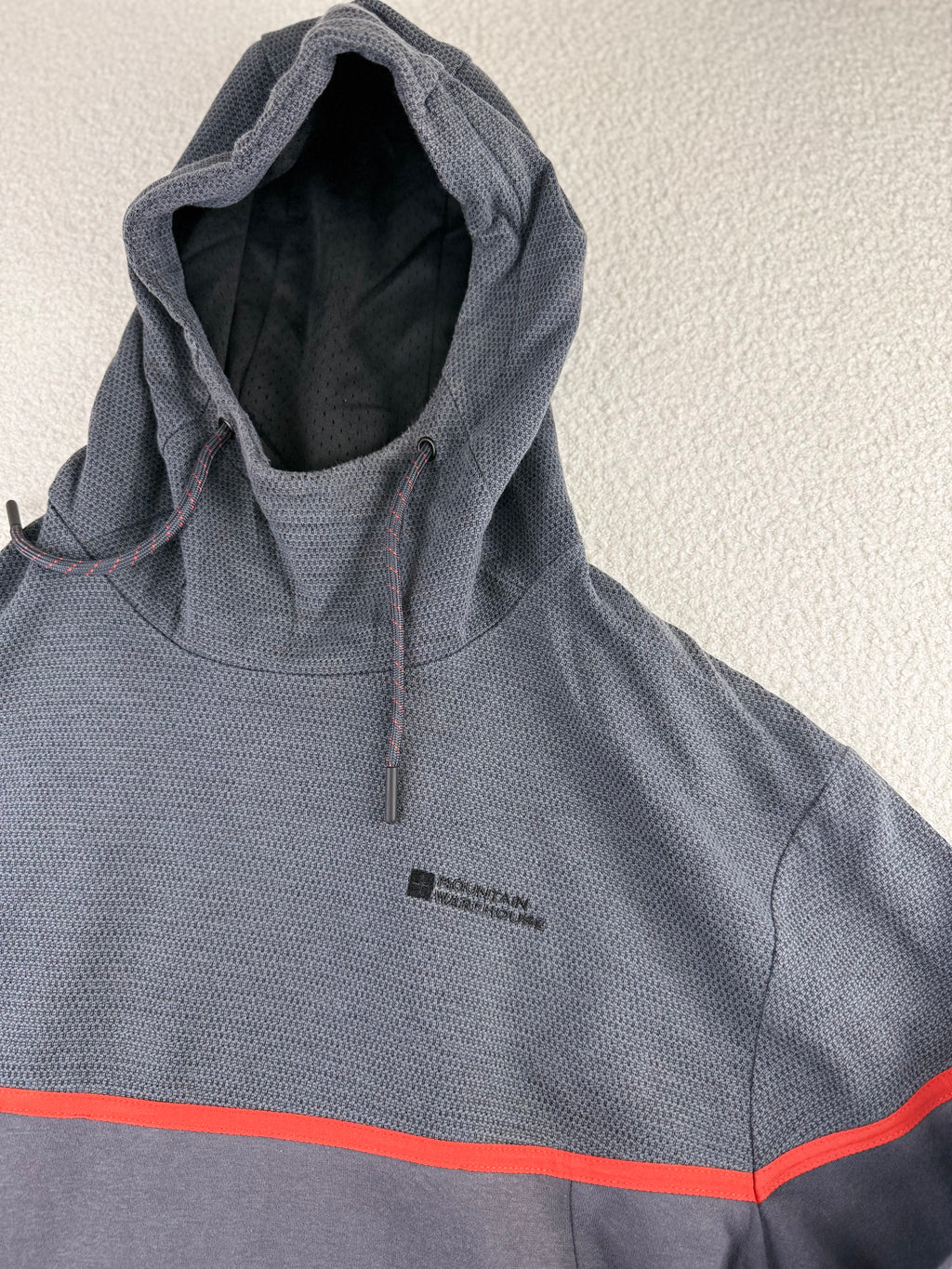 Mountain Warehouse Textured Colorblock Pullover Hoodie | C:48 L:28