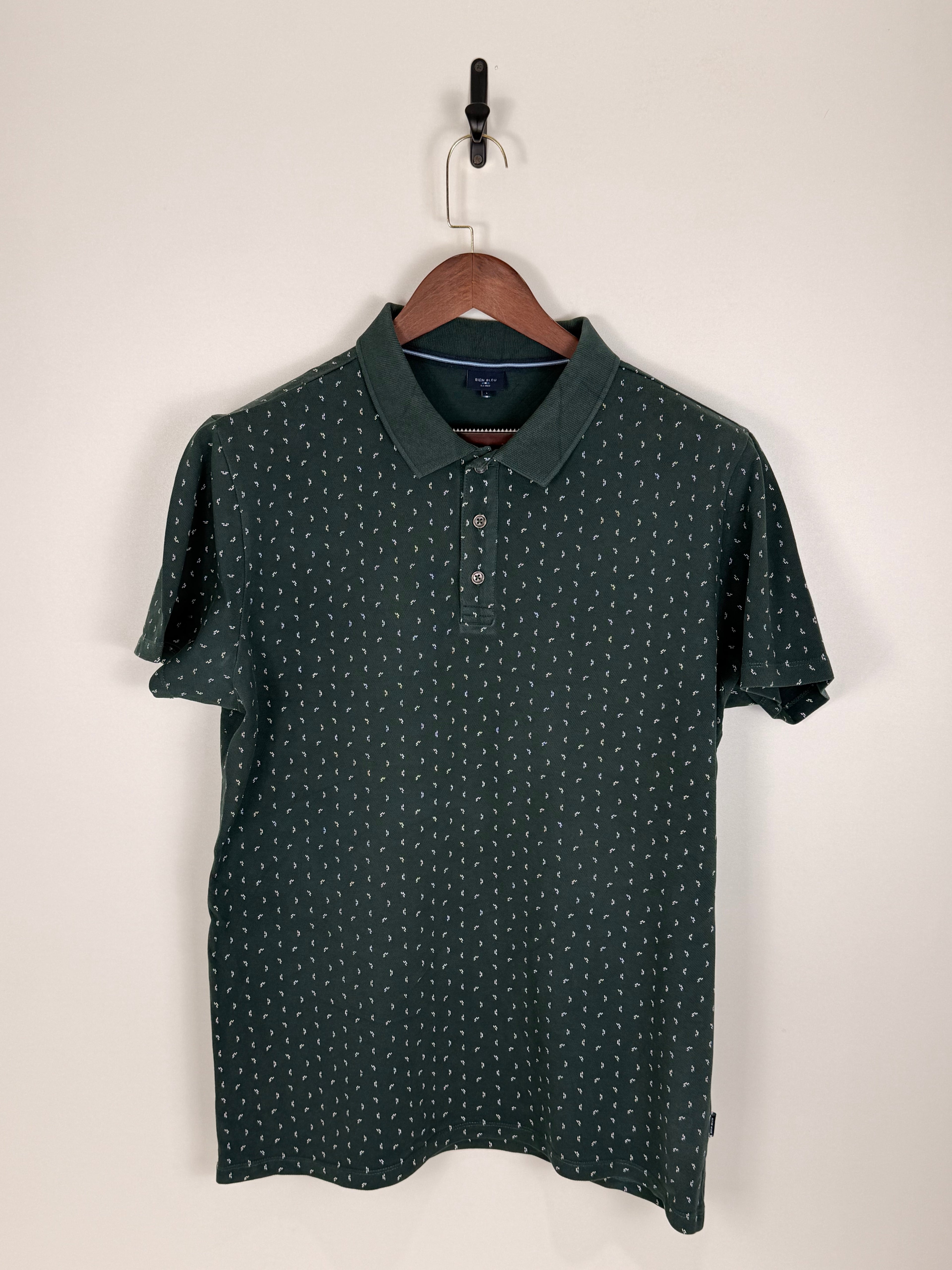 Bien Bleu Printed Polo