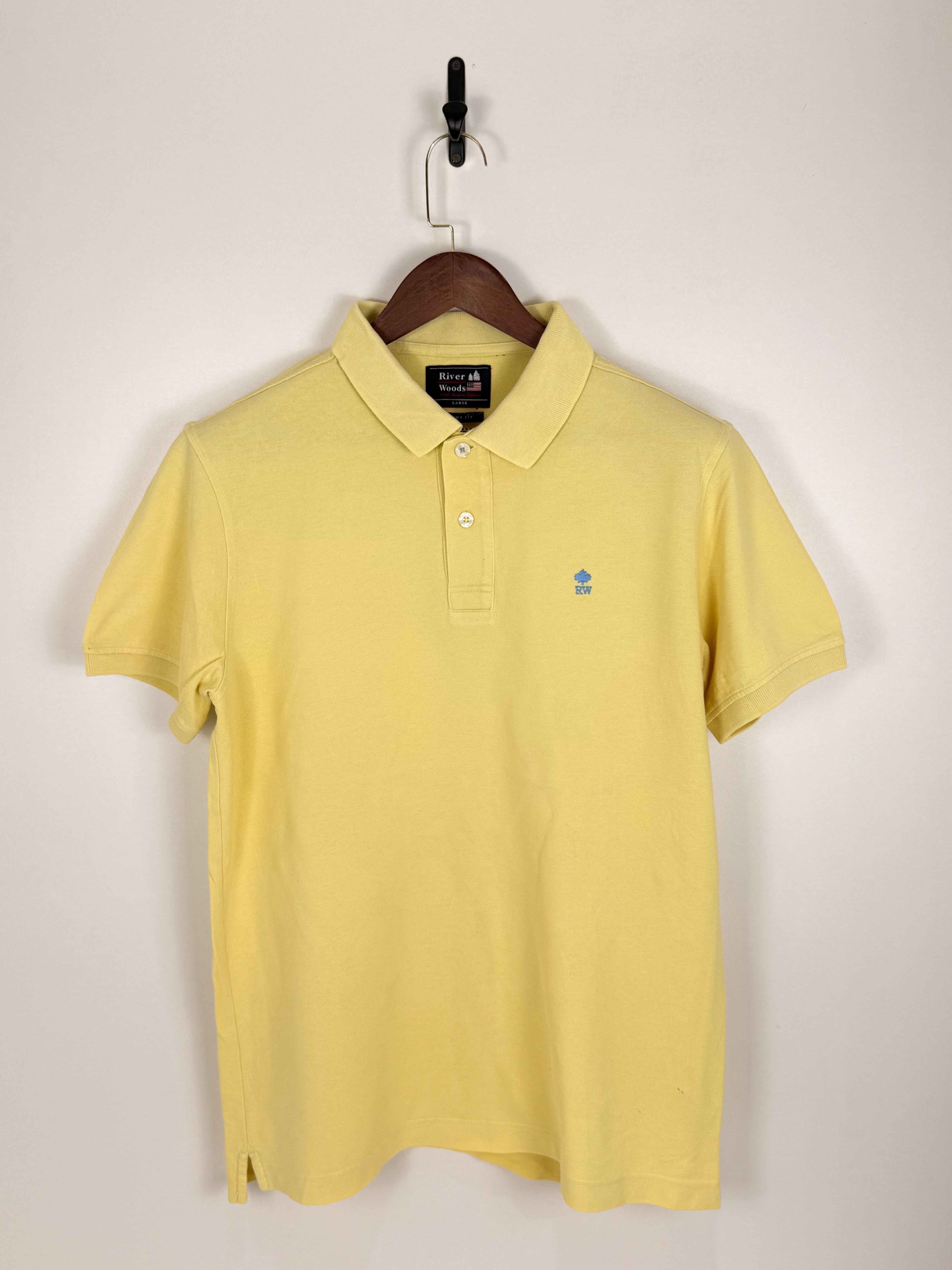 River Woods Pastel Yellow Polo | C:44 L:28