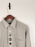 Anna Collection Beige Floral Embroidered Shirt | C:50 L:31
