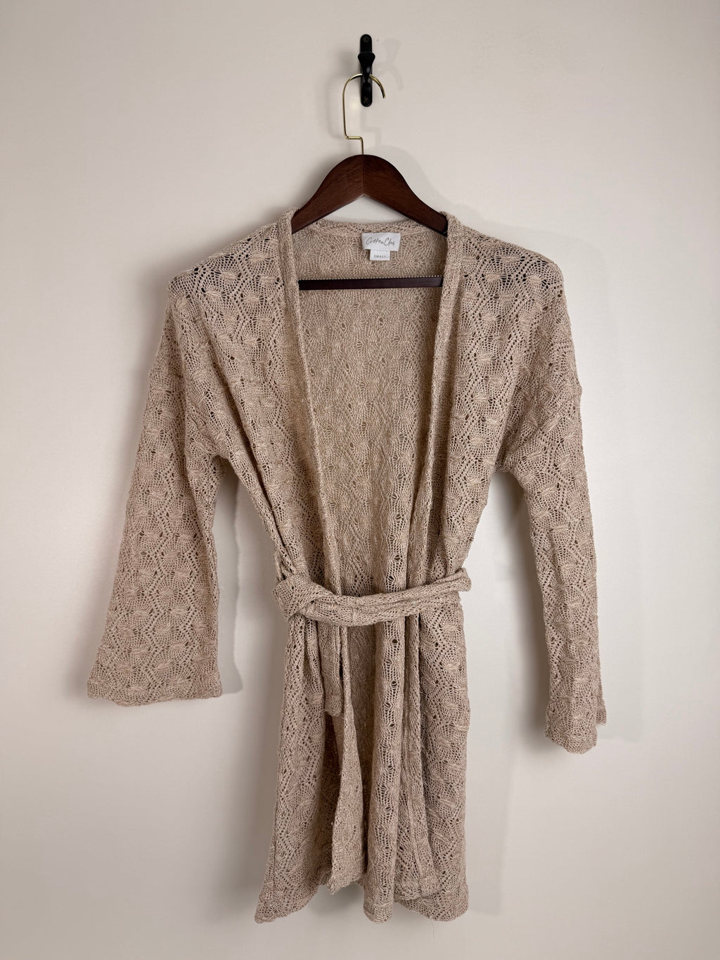 Belted Knit Cardigan