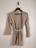 Belted Knit Cardigan