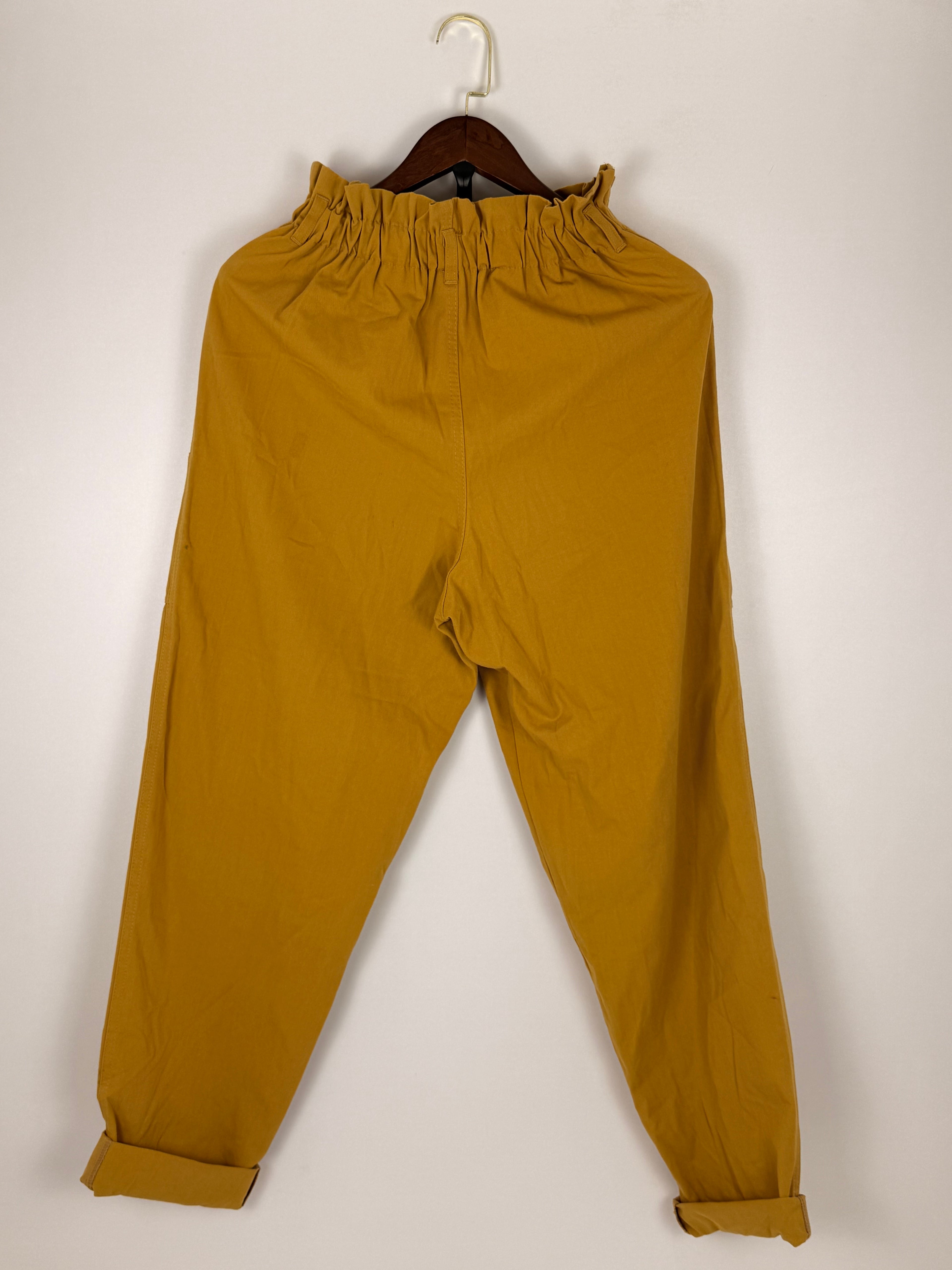 Mustard Cotton Twil Pants