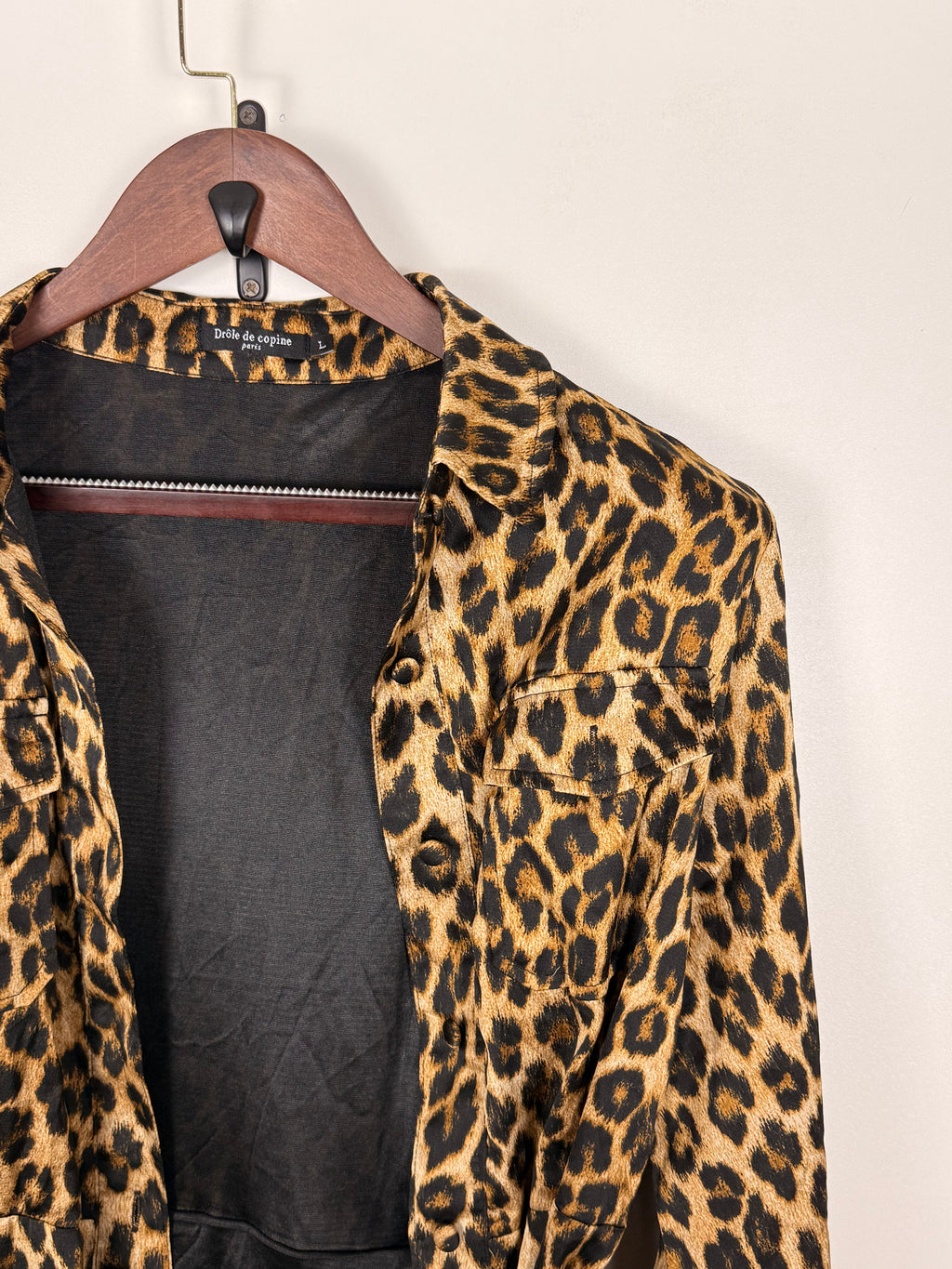 Leopard Print Longline Duster