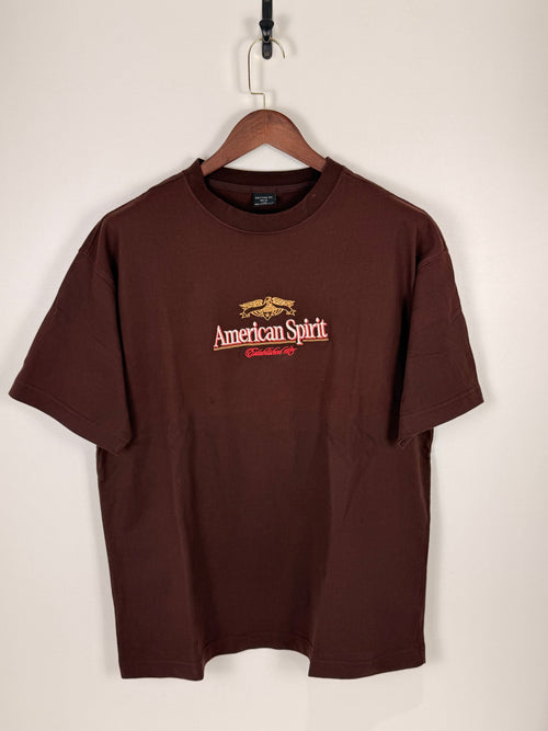 American Spirit Embroidered Logo T-Shirt | C:48.  L:28