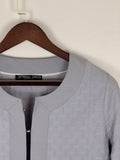 Cropped Open Front Jacket