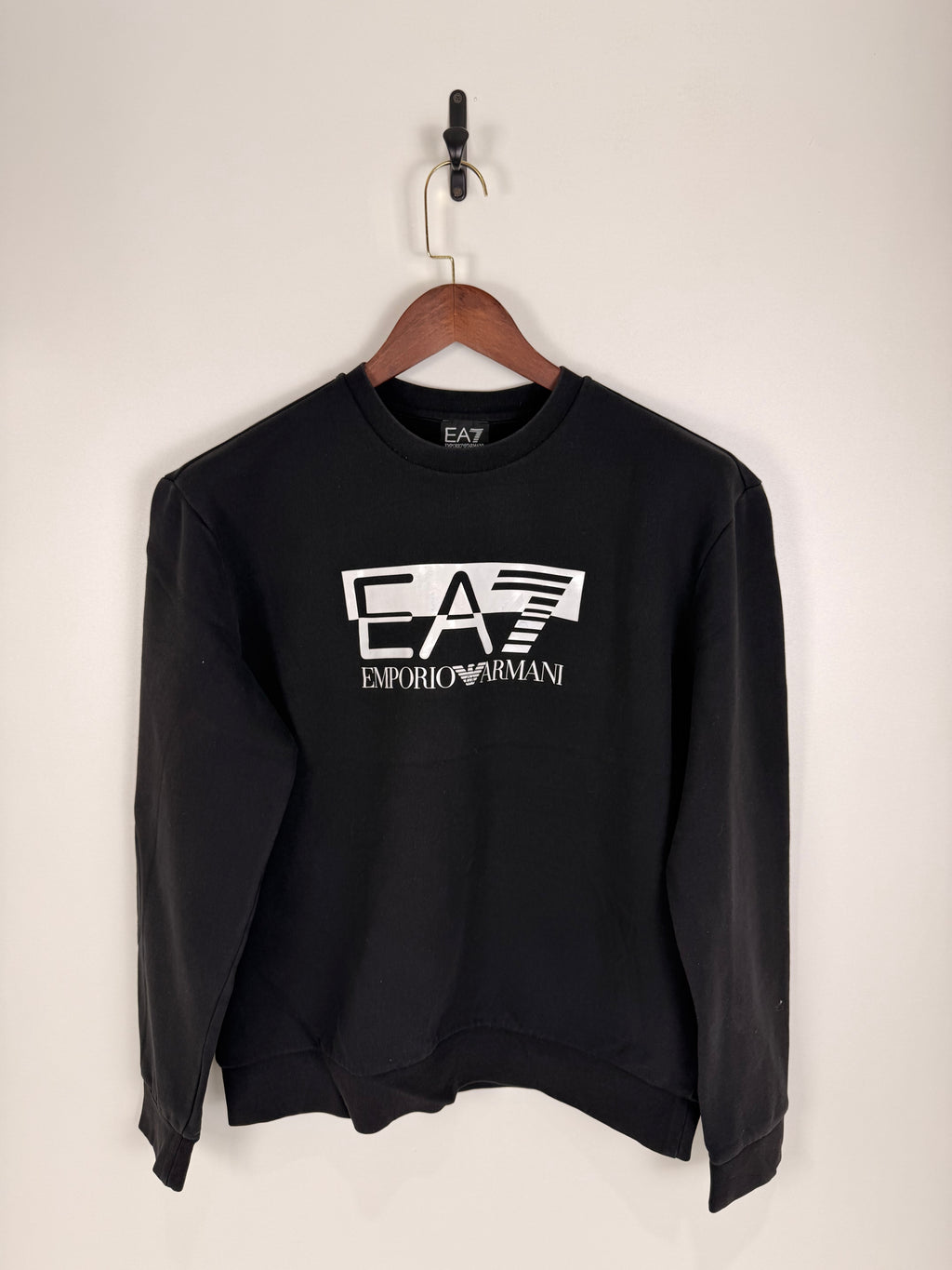 Emporio Armani EA7 Black Logo Sweatshirt | C:44 L:25