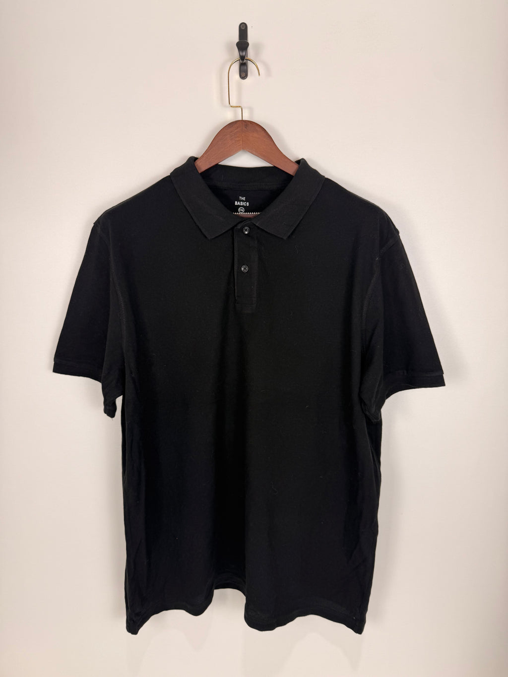 C&A The Basics Classic Black Polo | C:48 L:31
