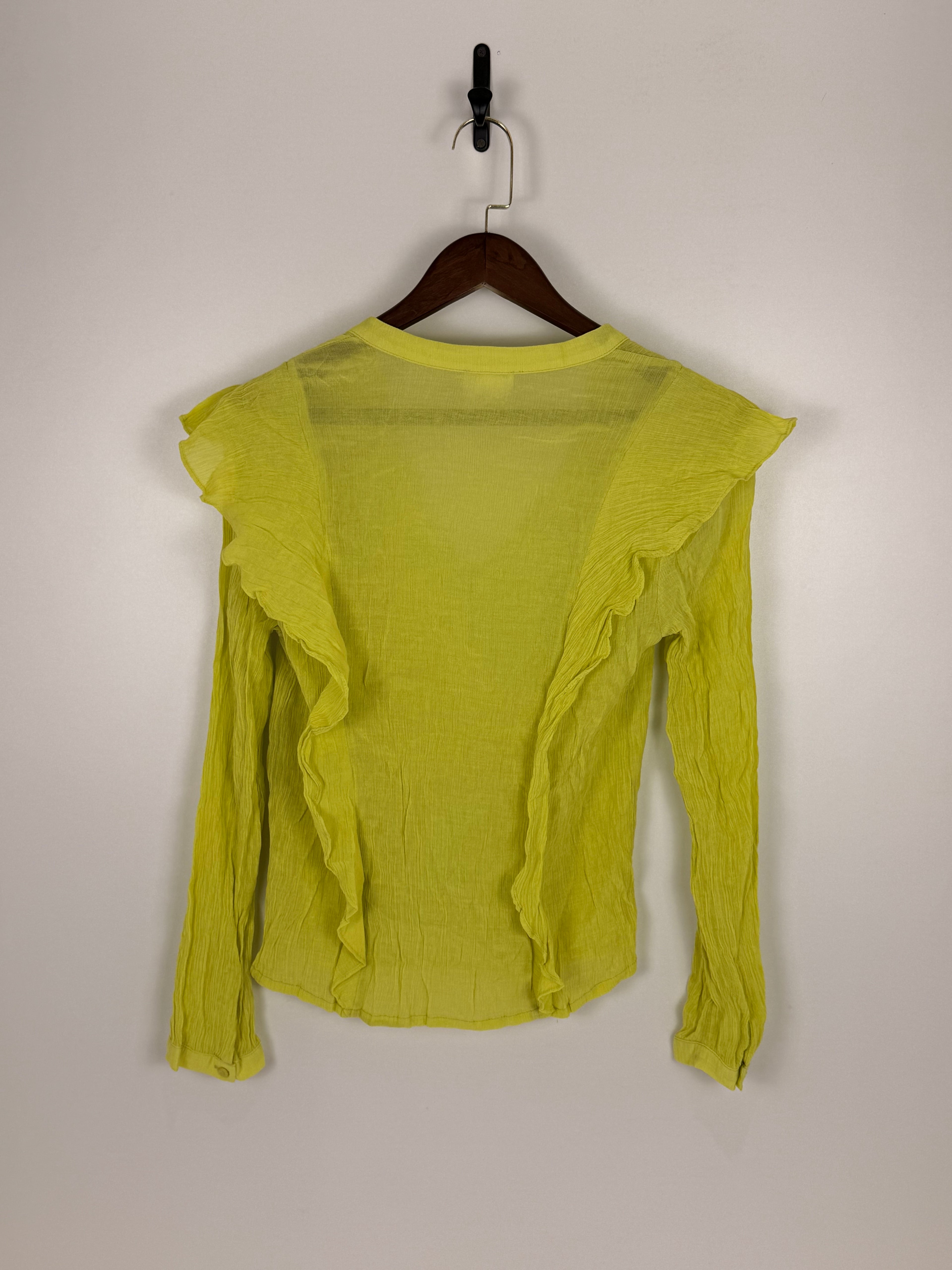 Ruffle Front Blouse