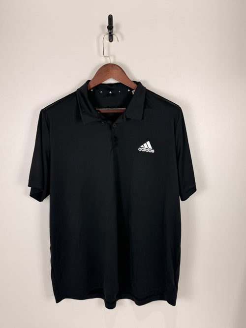 Adidas Black Performance Polo Shirt | C:    L: