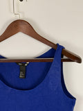 H&M Basic Royal Blue Scoop Neck Tank Top | C:    L: