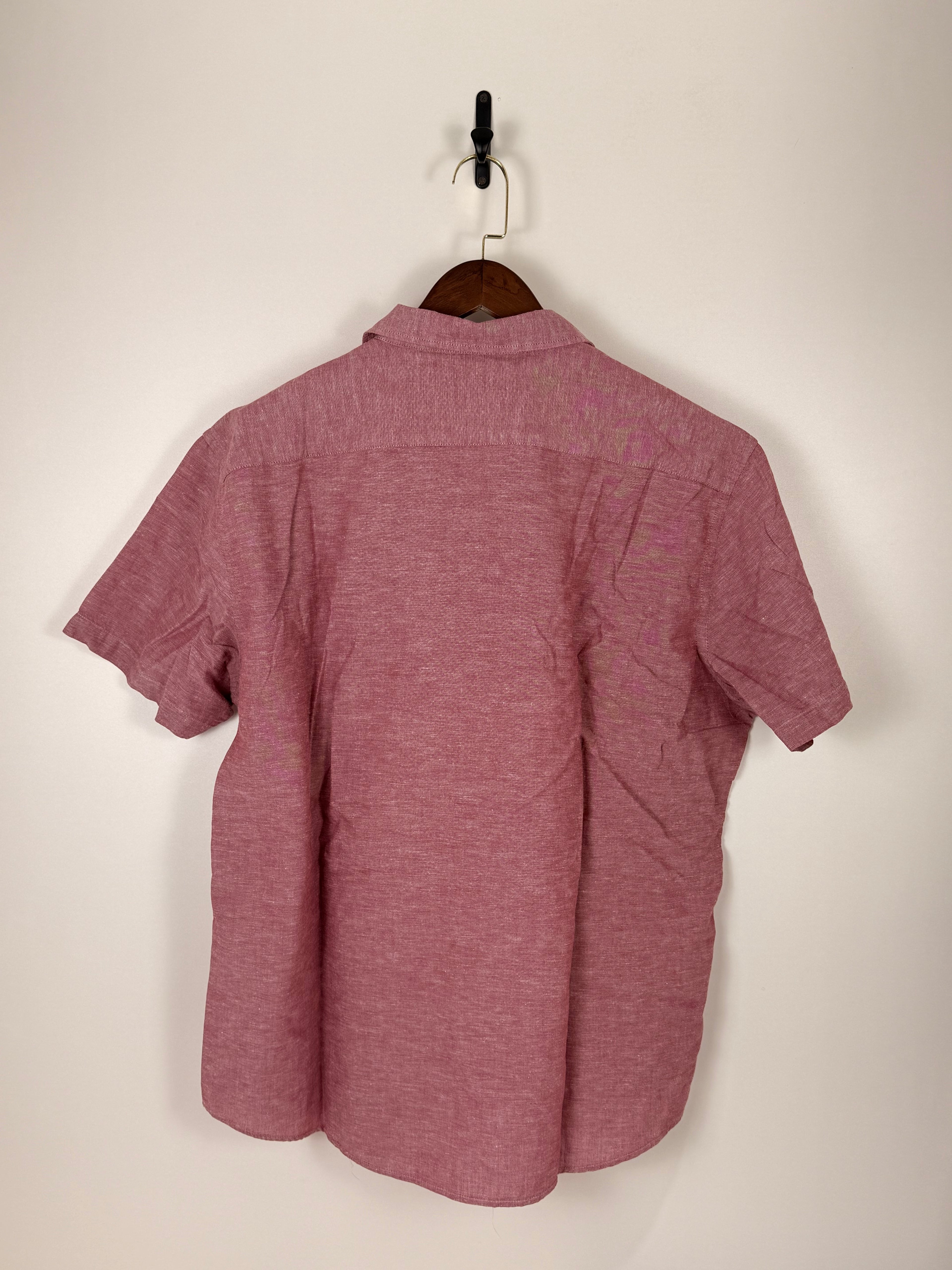 Connor Linen Blend Shirt Dusty Rose | C:52 L:30