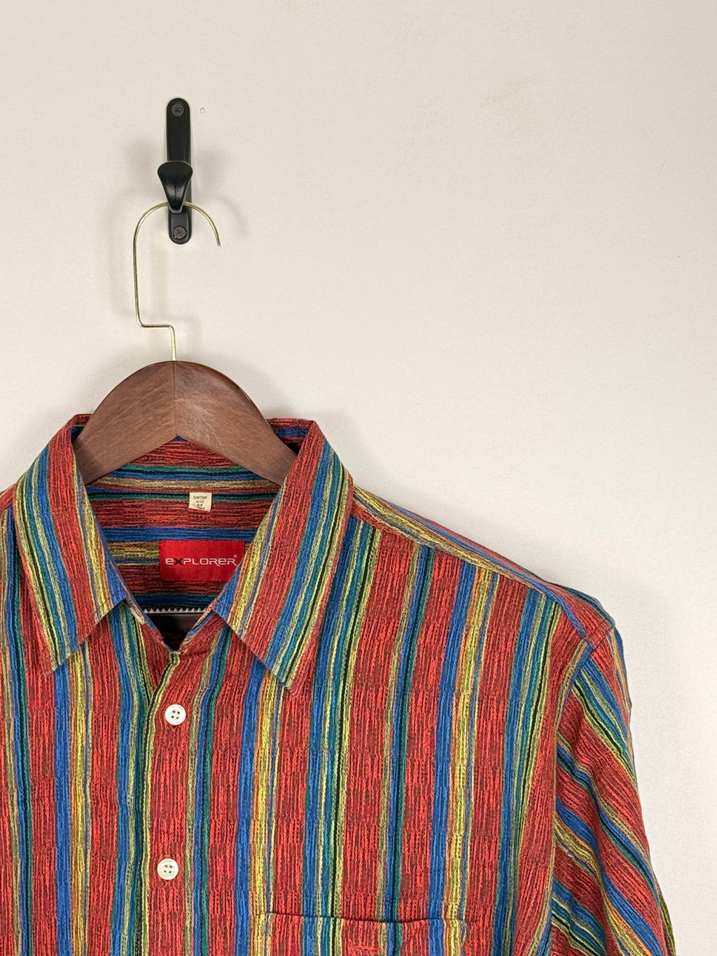 Explorer Multicolor Striped Textured Shirt | C:48 L:30