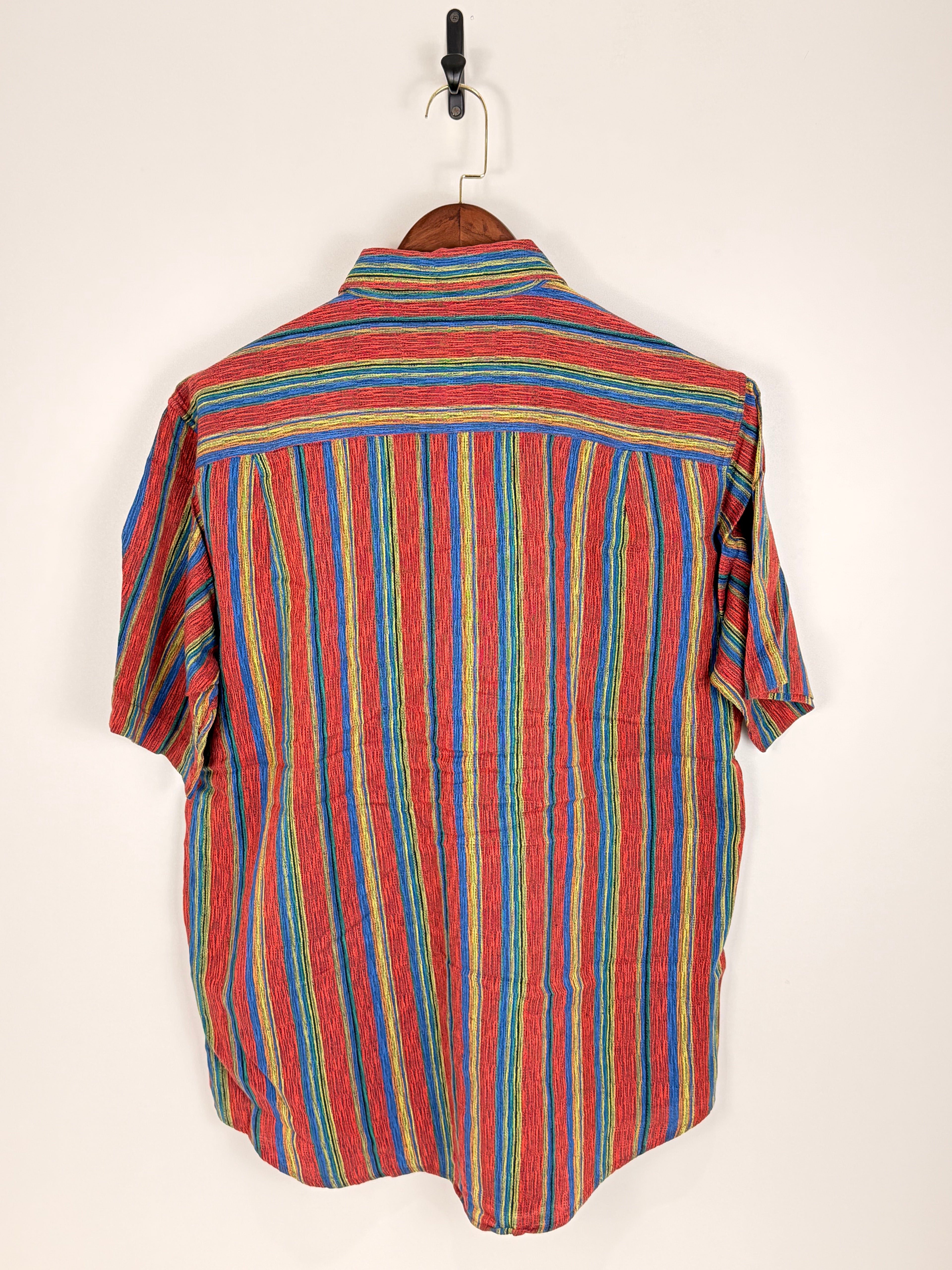 Explorer Multicolor Striped Textured Shirt | C:48 L:30