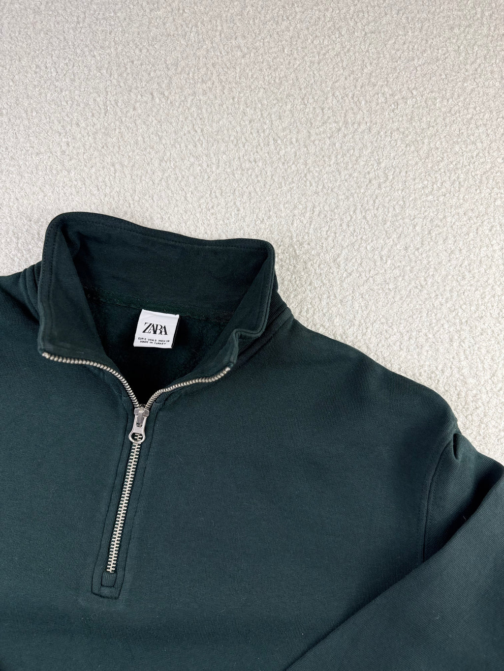 Zara Half-Zip High-Neck Sweatshirt | C:44 L:27