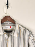 Vintage Neutral Stripe Button-Up Shirt | C:52 L:32