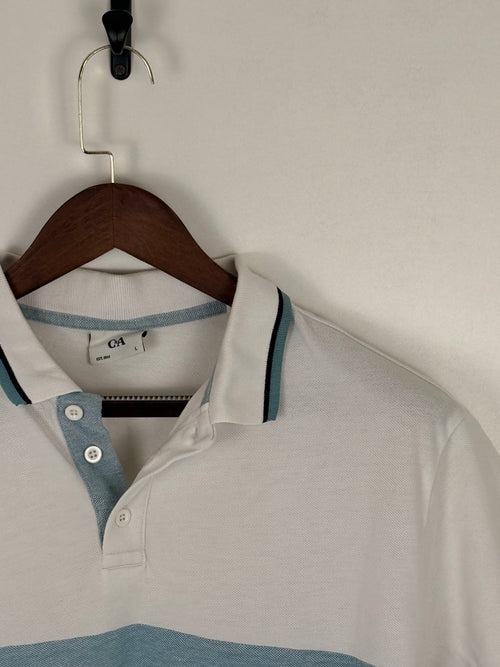 C&A Ocean Breeze Colorblock Polo |C:46, L:28