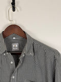 Van Linen Gingham Button-Up Shirt | C:50 L:28