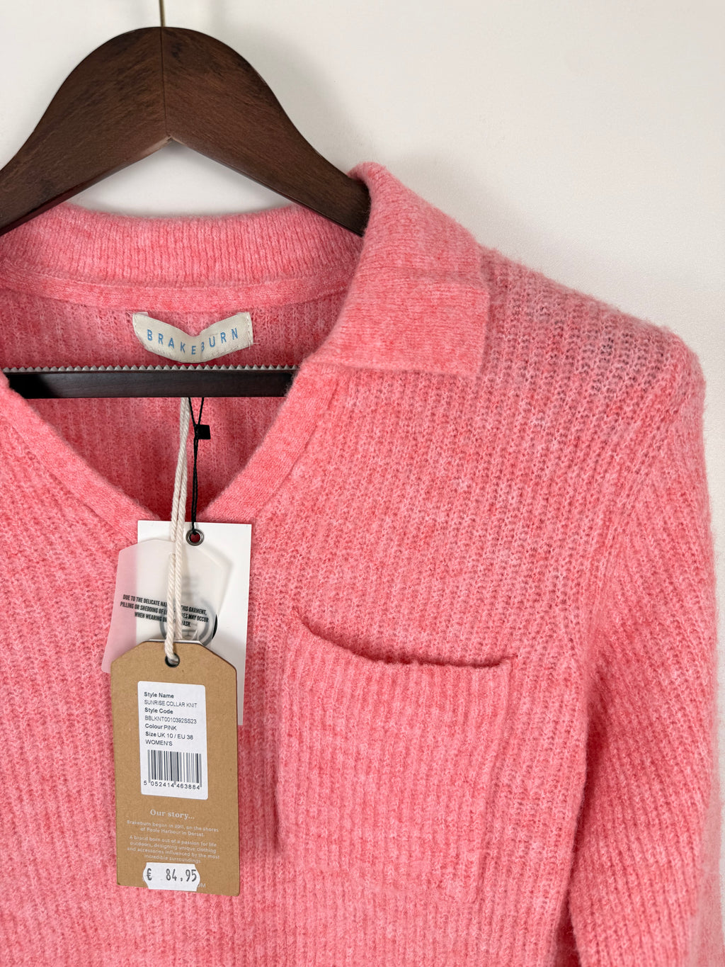 BrakeBurn Collared Knit Sweater