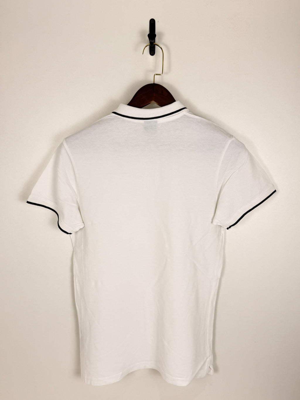 FSBN White Piped Polo Shirt | C:38 L:26