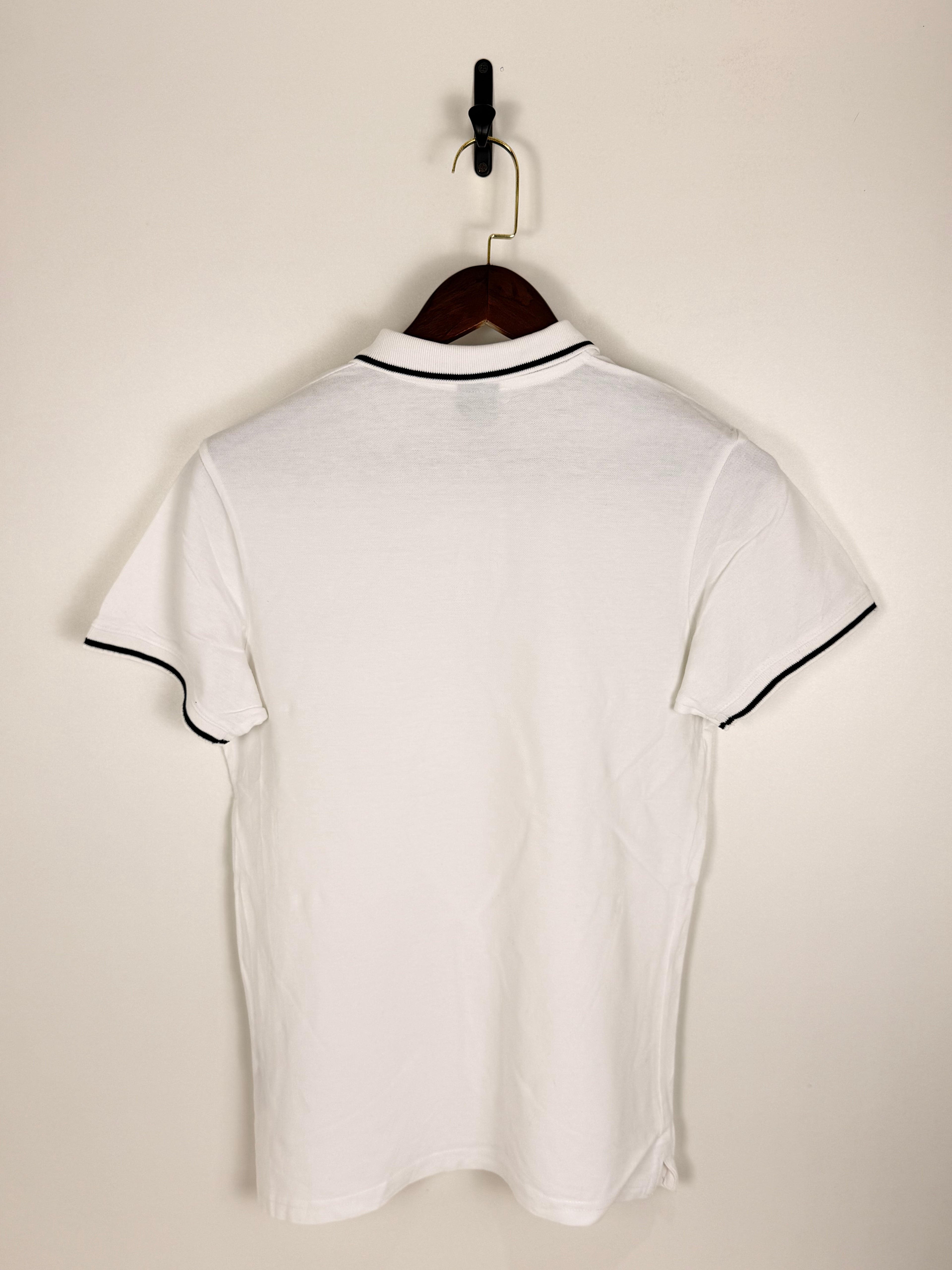 FSBN White Piped Polo Shirt | C:38 L:26
