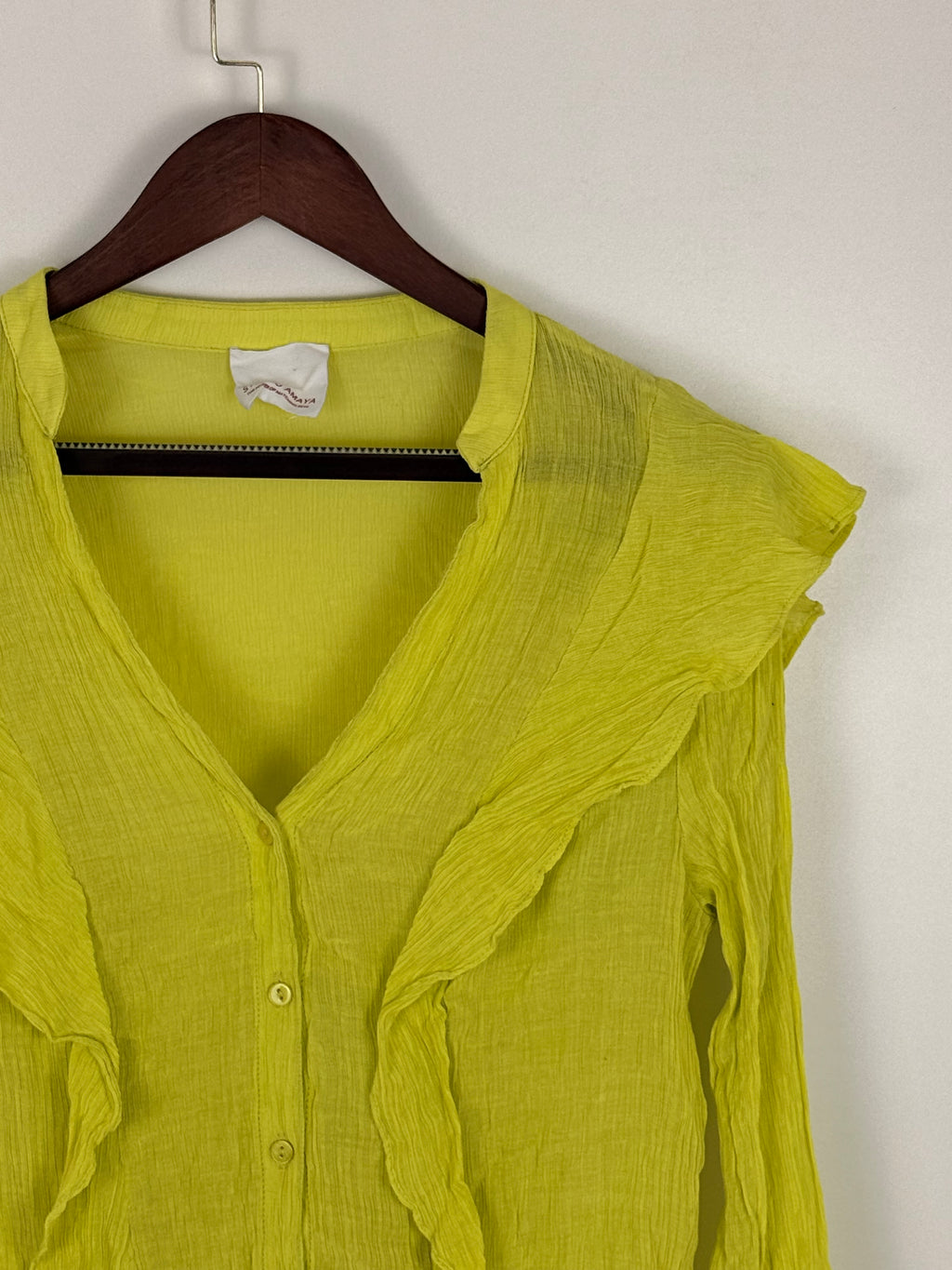 Ruffle Front Blouse