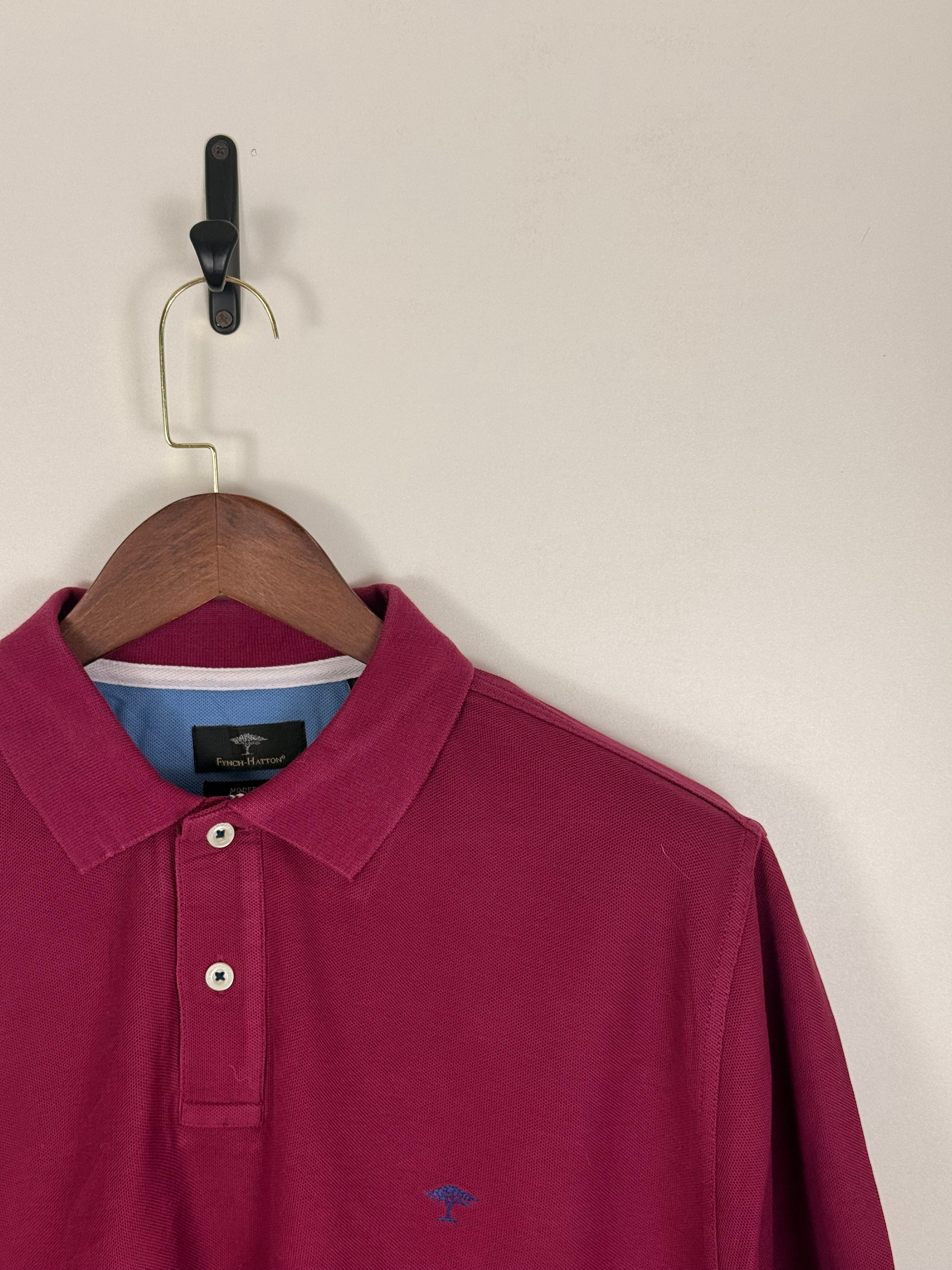 Fynch-Hatton Burgundy Classic Polo | C:48 L:29