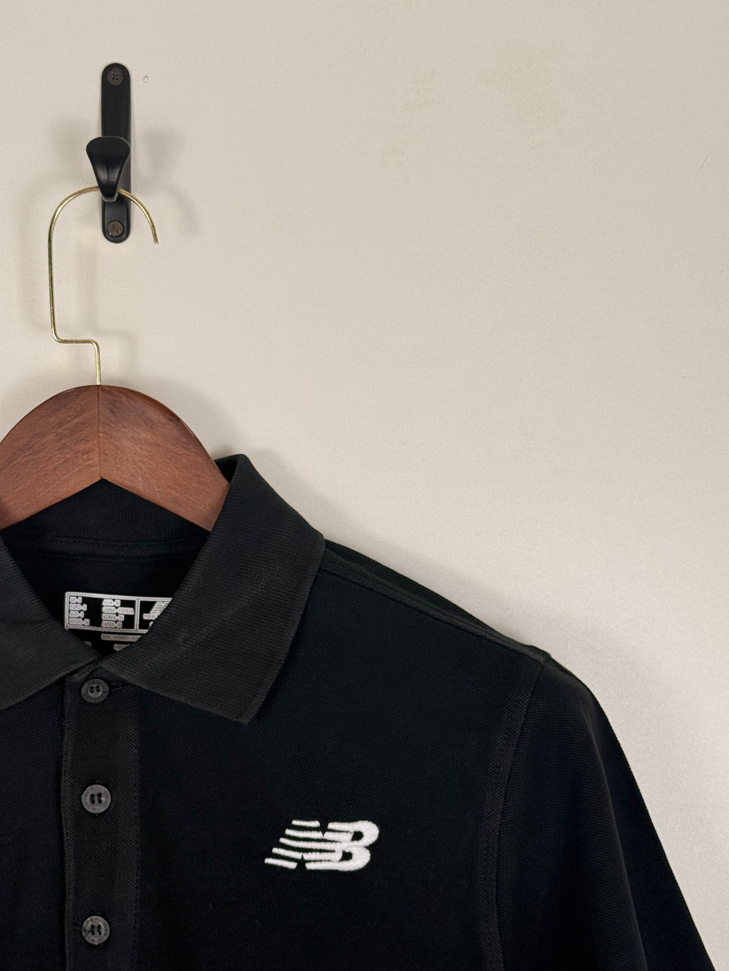 New Balance Black Performance Polo | C:38 L:26