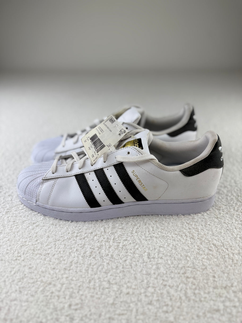 Adidas Superstar Classic Shell-Toe Sneakers | EU:46.5 US:12