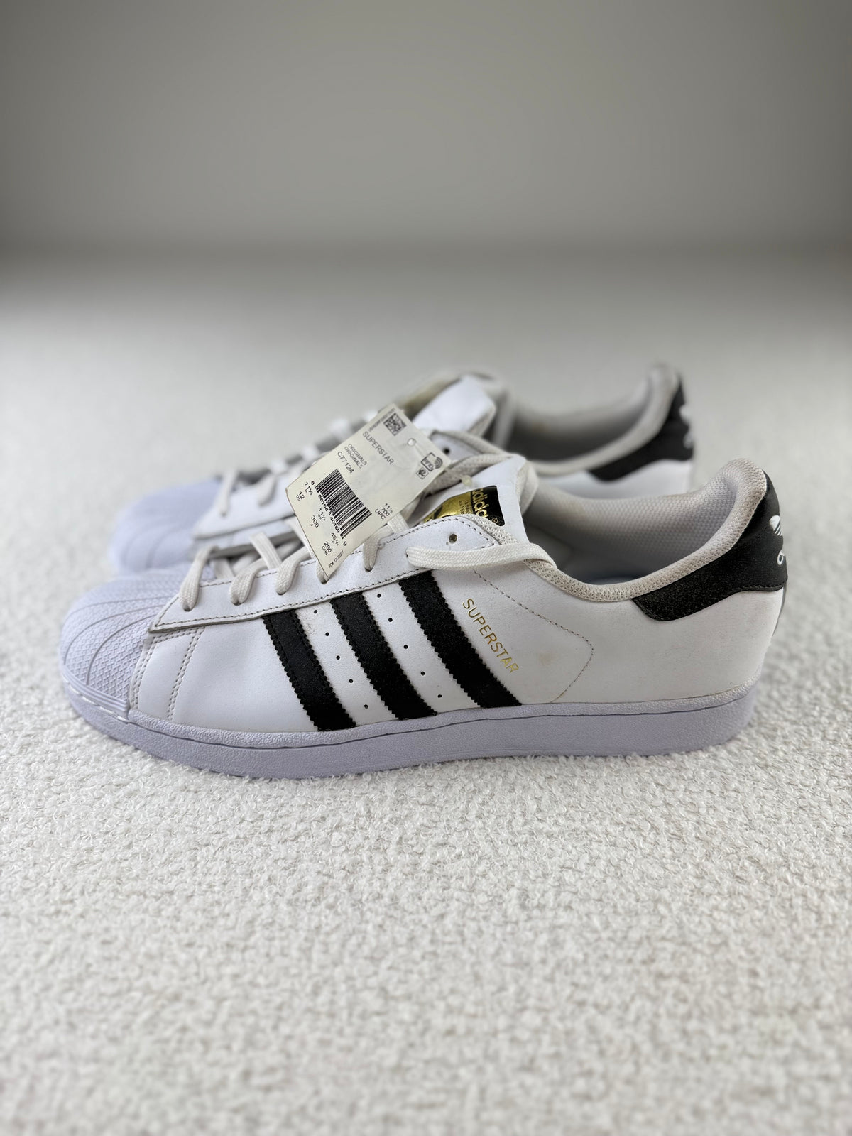 Adidas Superstar Classic Shell-Toe Sneakers | EU:46.5 US:12