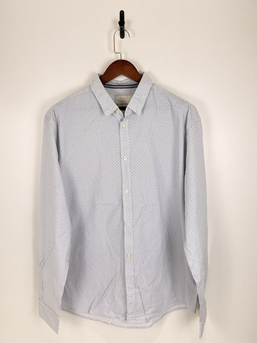 Tom Tailor Micro-Pattern Button-Up Shirt | C:52 L:31