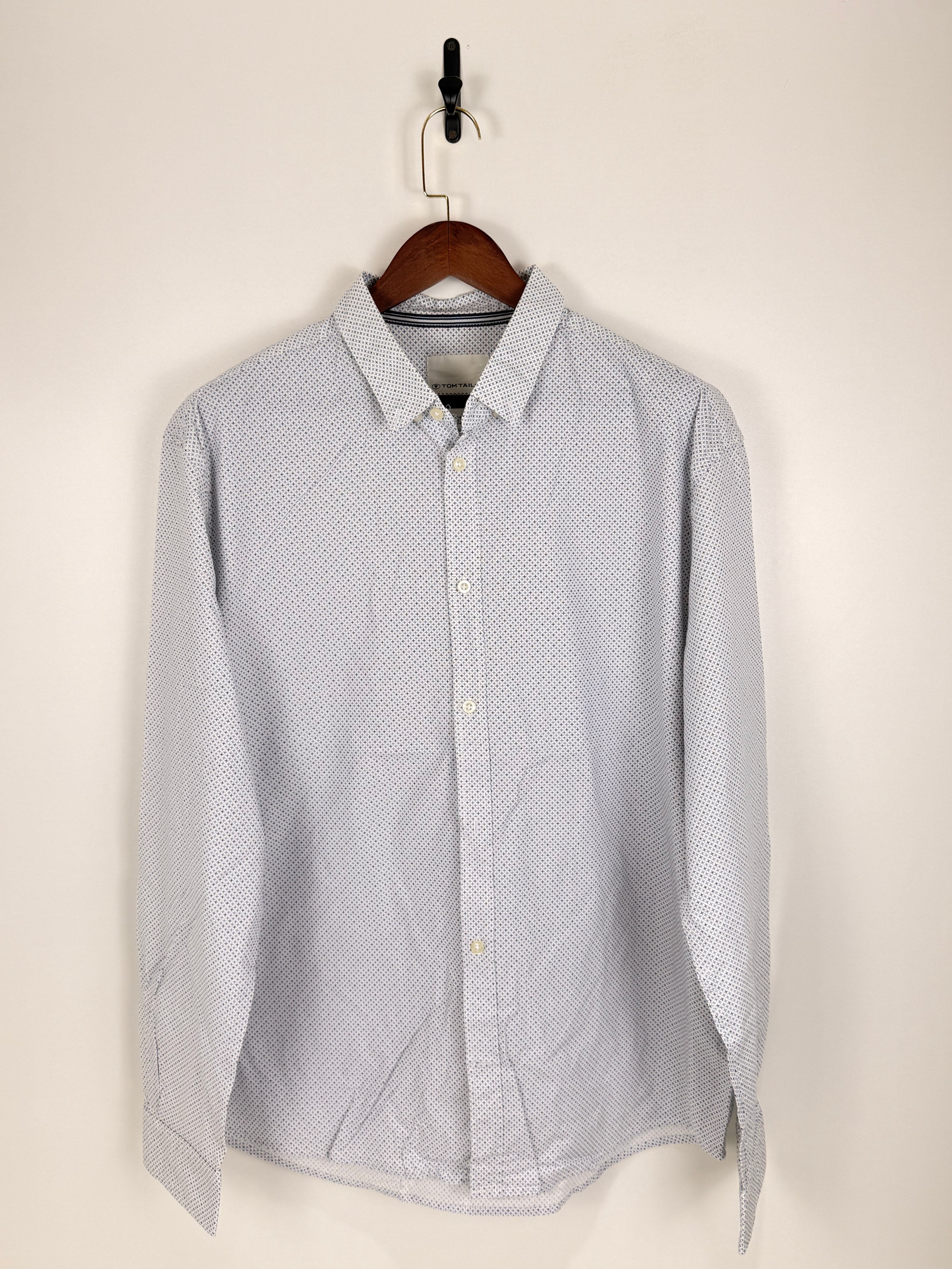 Tom Tailor Micro-Pattern Button-Up Shirt | C:52 L:31