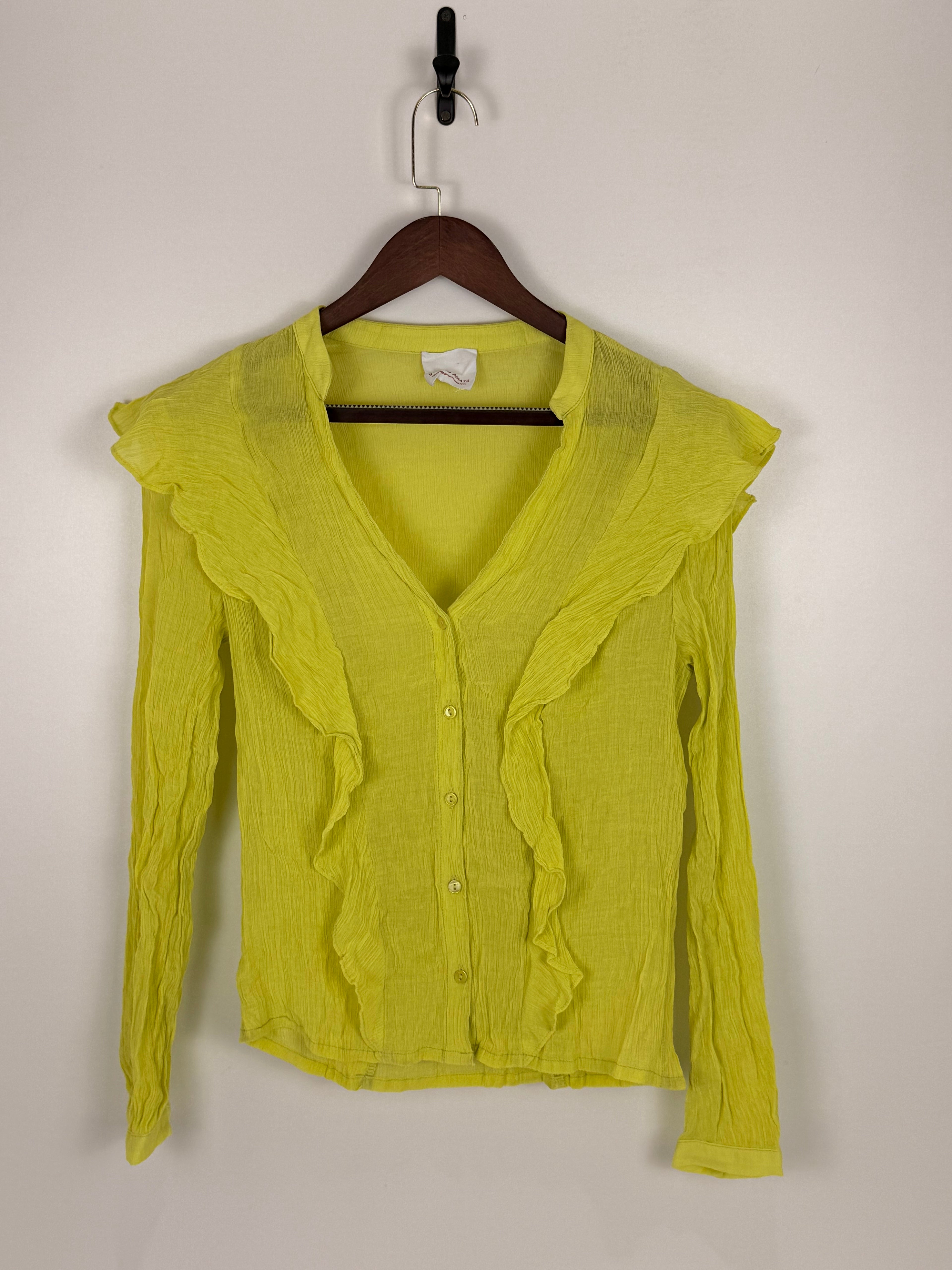 Ruffle Front Blouse