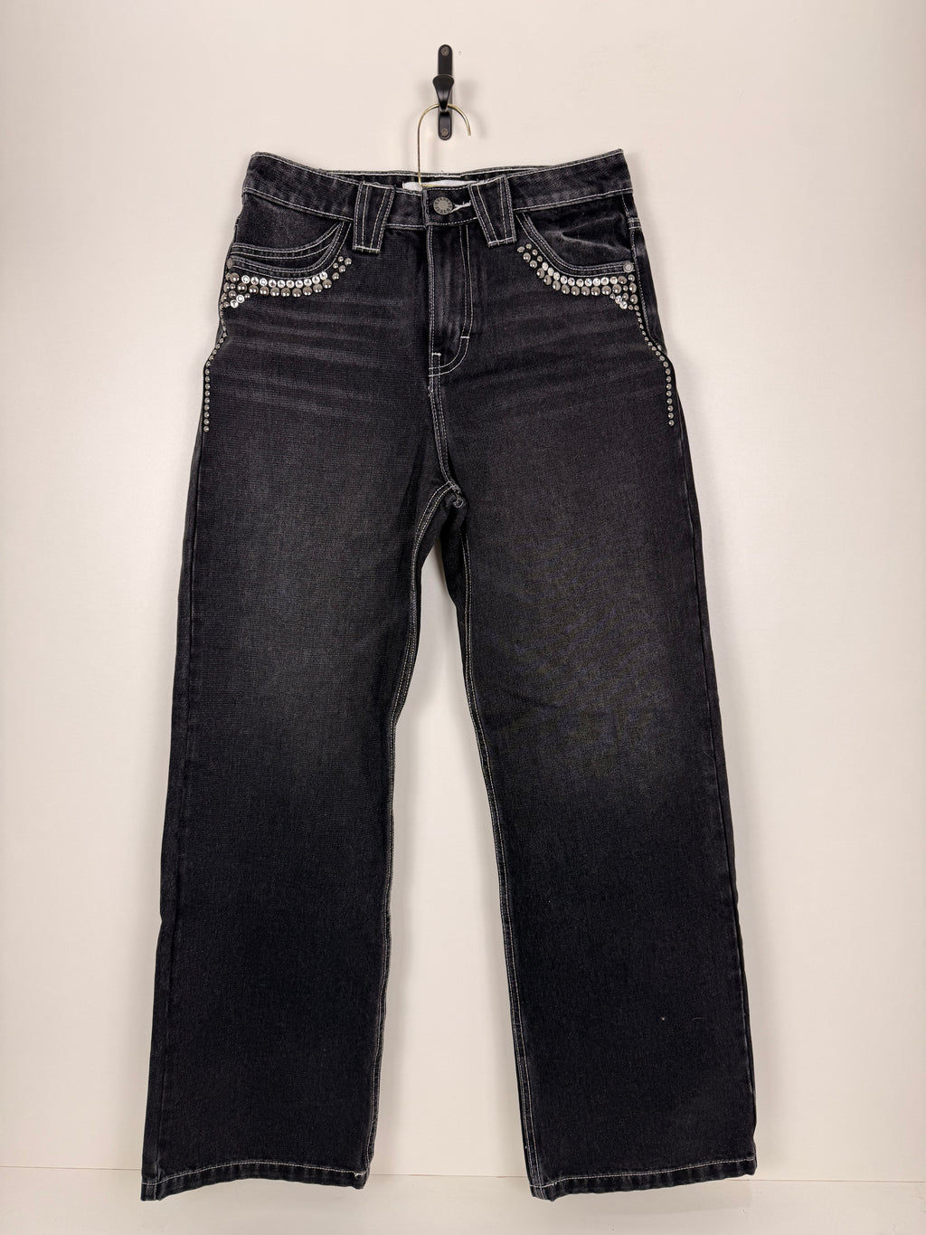 Bershka wide legged embeleshed Jeans