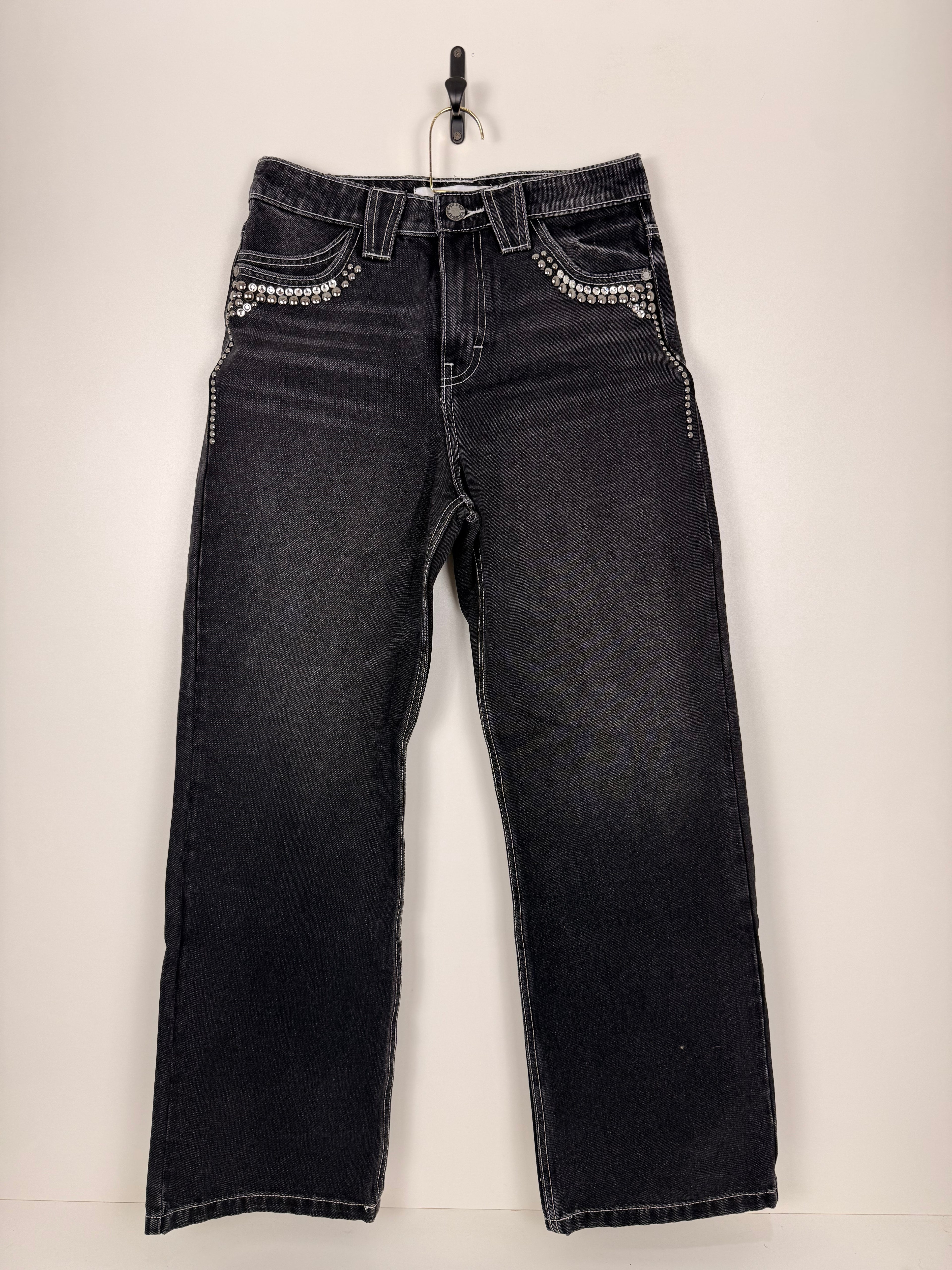 Bershka wide legged embeleshed Jeans