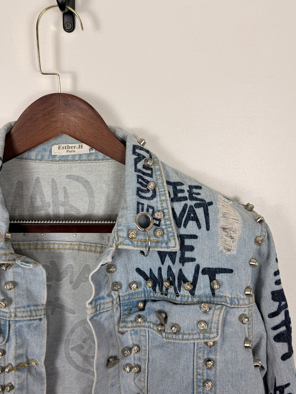 Graffiti Denim Jacket
