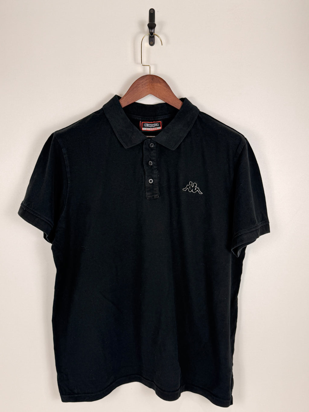 Kappa Black Polo Shirt | C:50 L:27