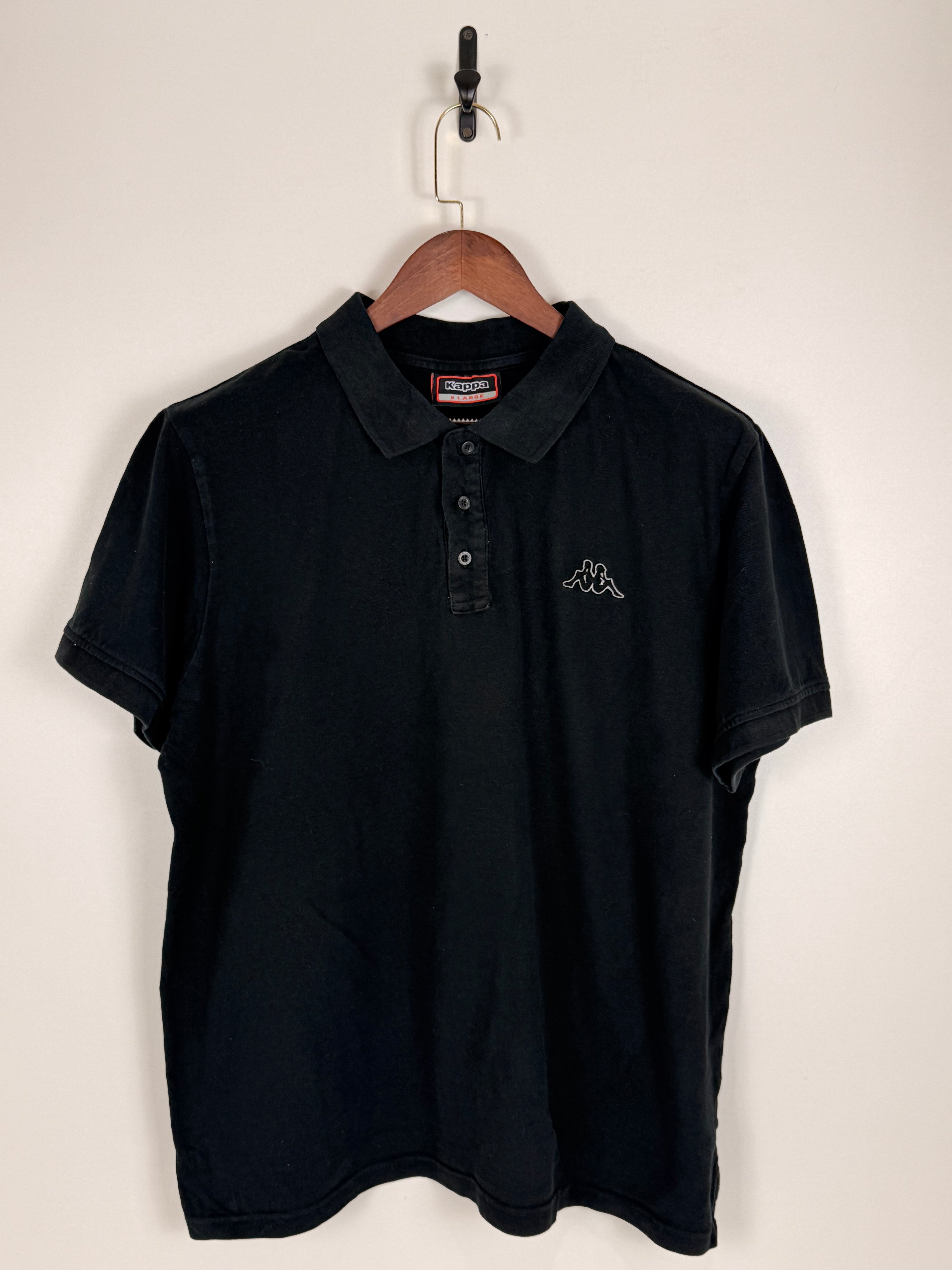 Kappa Black Polo Shirt | C:50 L:27