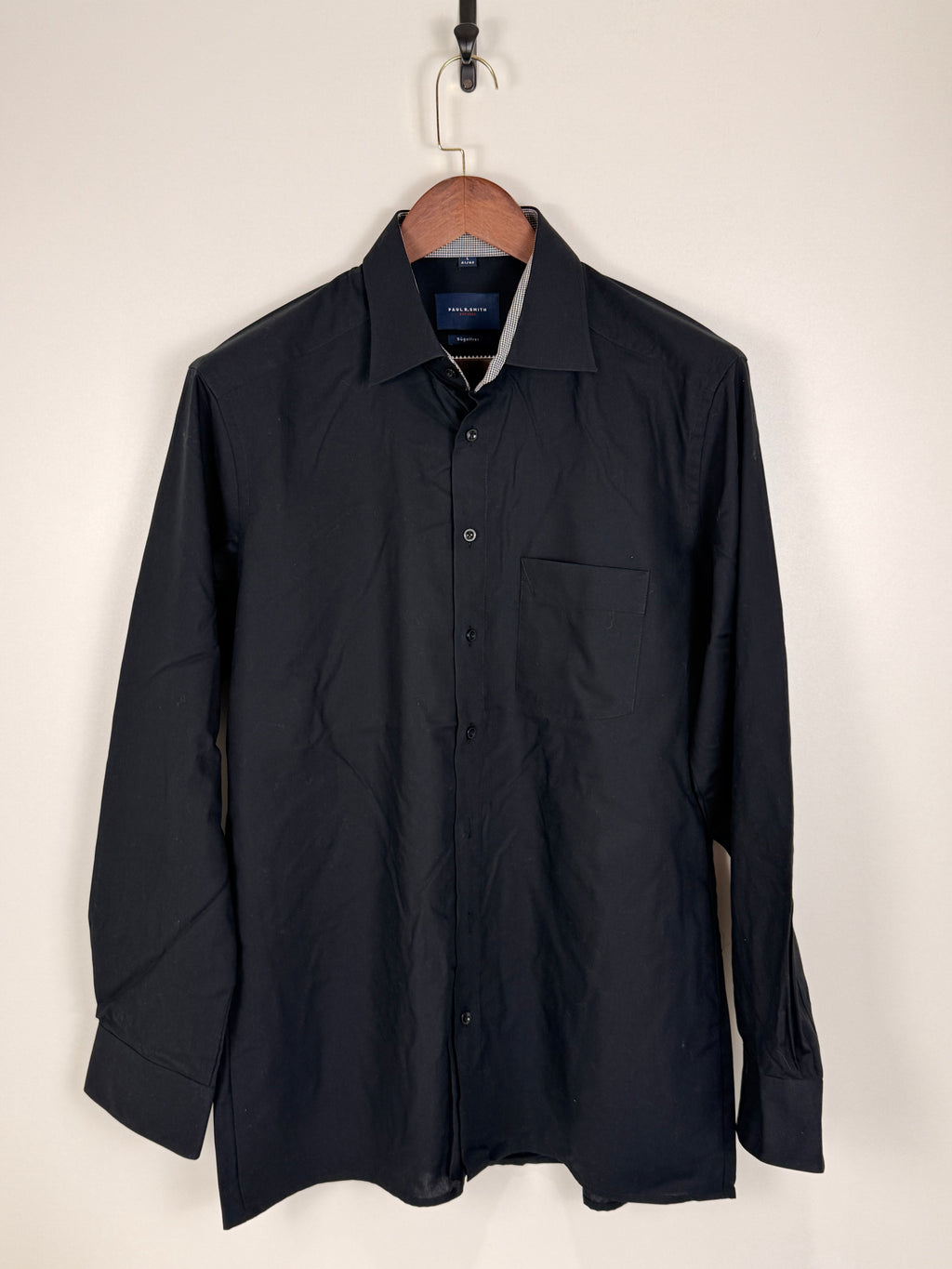 Paul Smith Black Button-Down Shirt | C:46 L:31