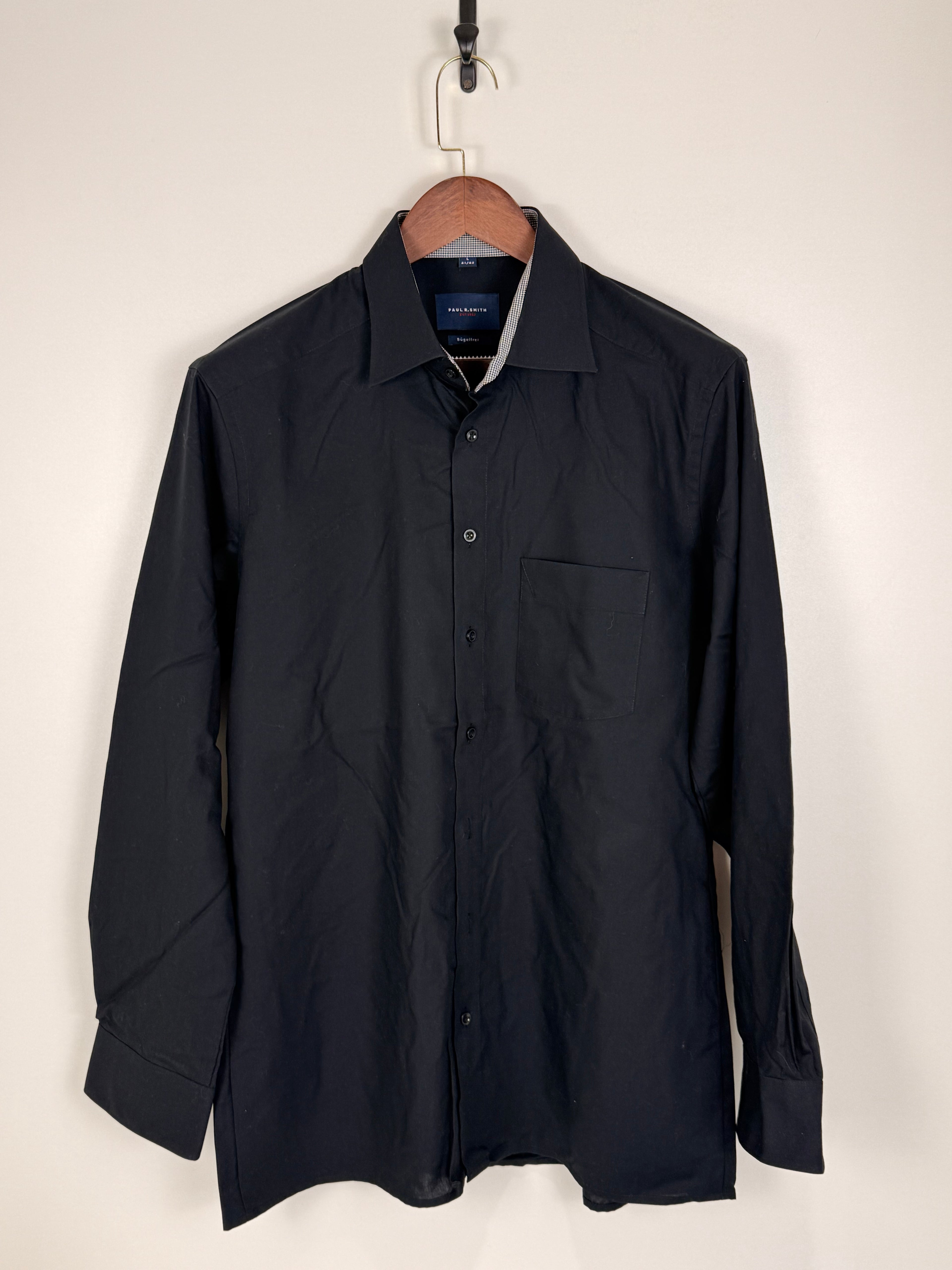 Paul Smith Black Button-Down Shirt | C:46 L:31