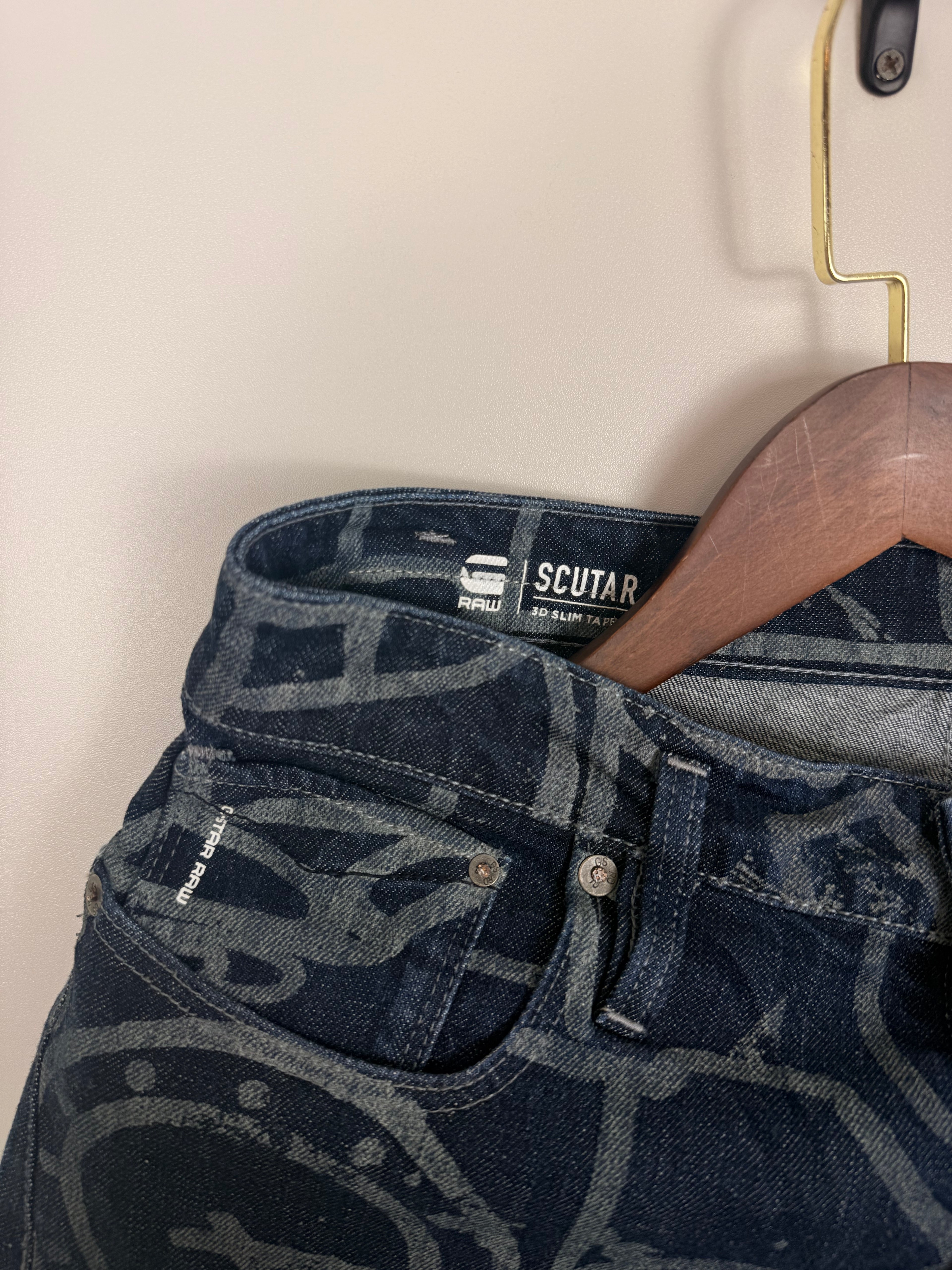 G Stat Raw Relaxed Fit Jeans