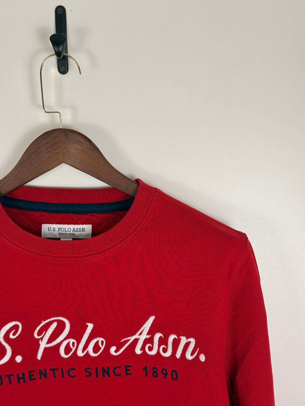 U.S. Polo Assn. Red Logo Sweatshirt | C:42 L:25