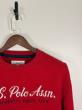 U.S. Polo Assn. Red Logo Sweatshirt | C:42 L:25